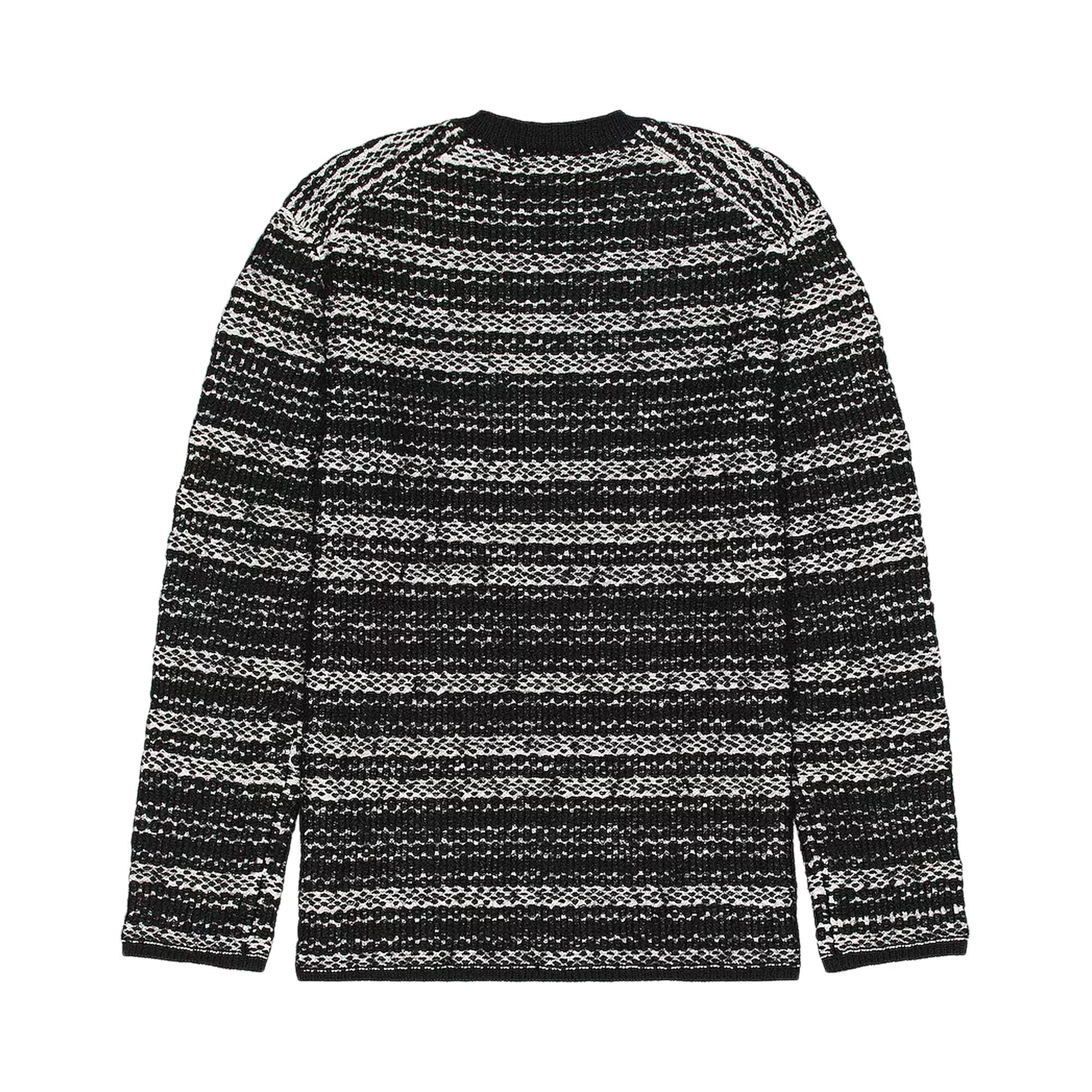 Comme des Garçons Homme Plus Striped Sweater 'Black/White' - 2