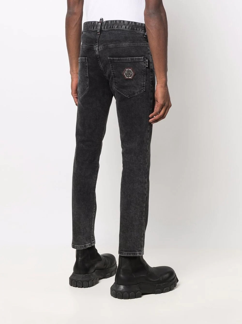 skinny-cut denim jeans - 4