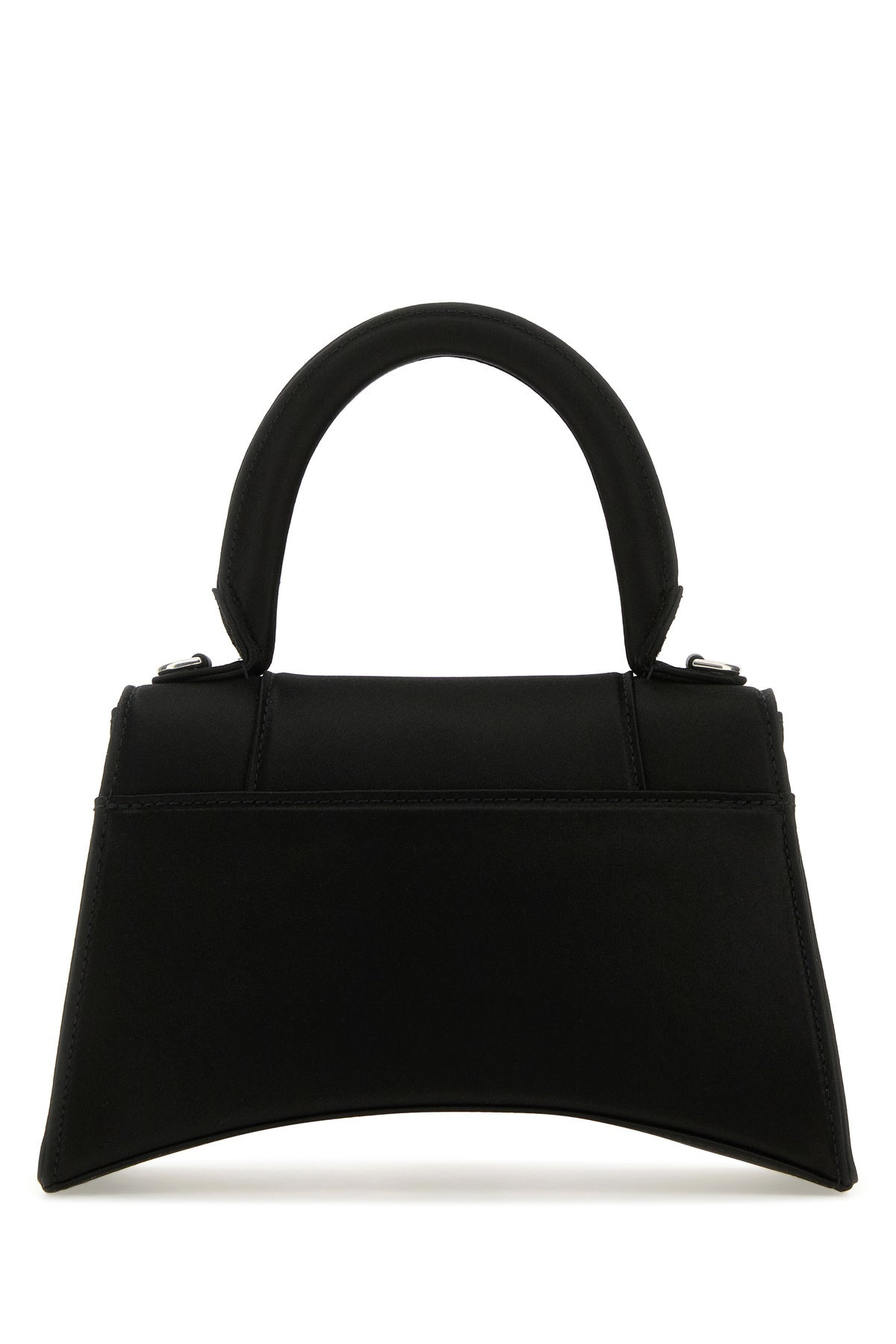Black satin small Hourglass handbag - 3