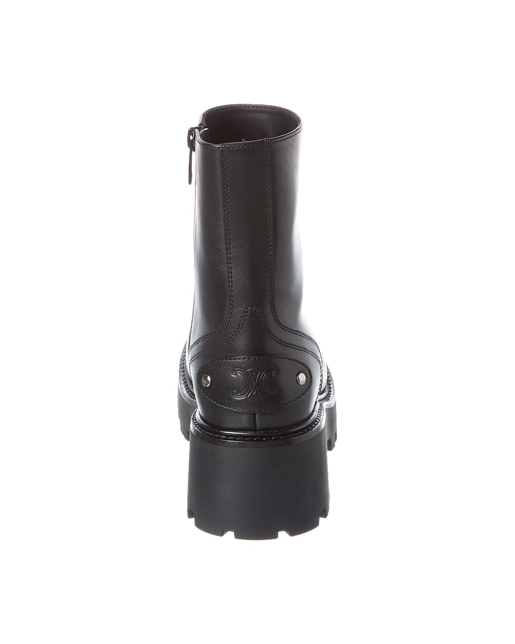 CELINE Zipped Leather Boot - 3