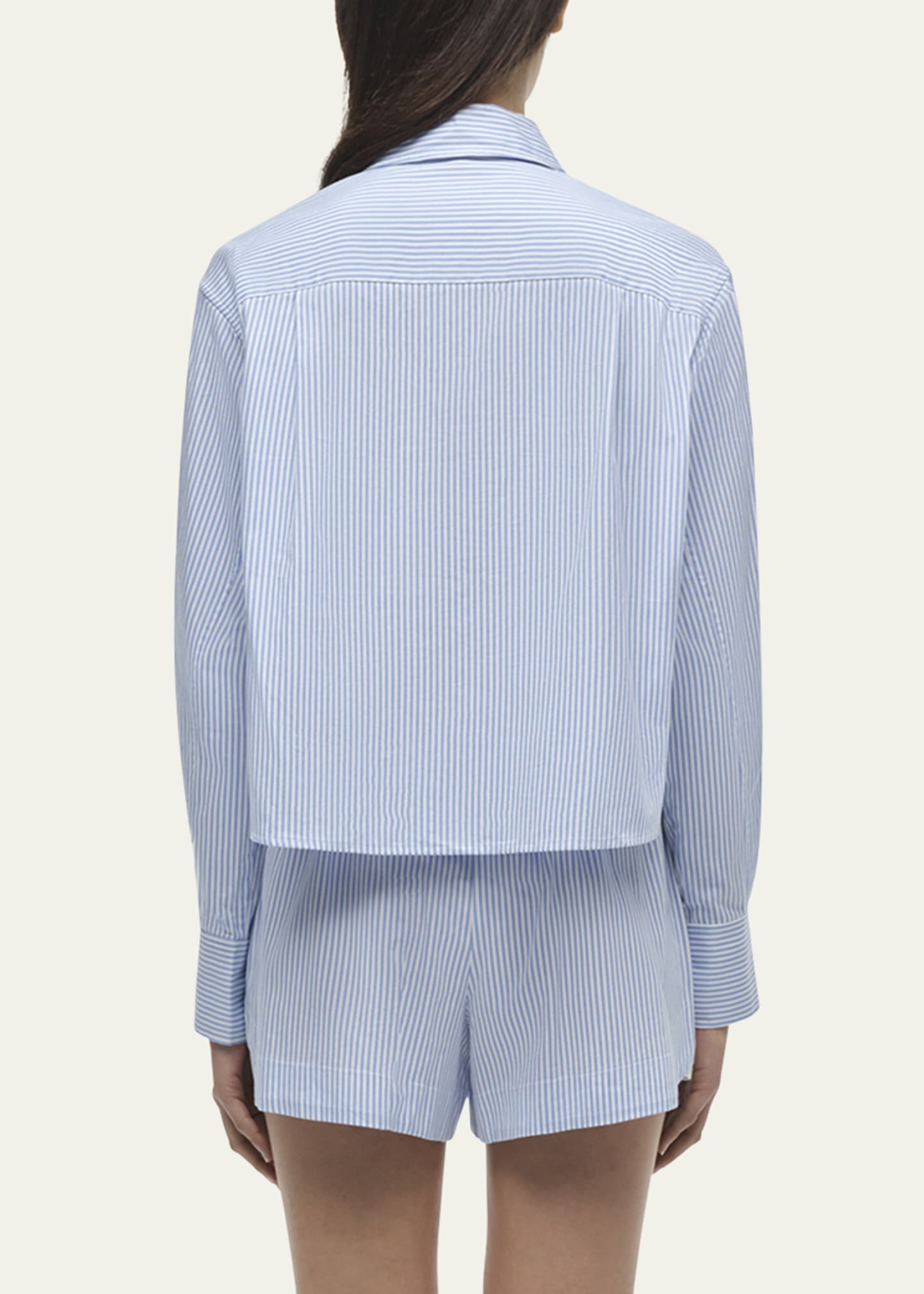 Renata Long-Sleeve Crop Shirt - 3