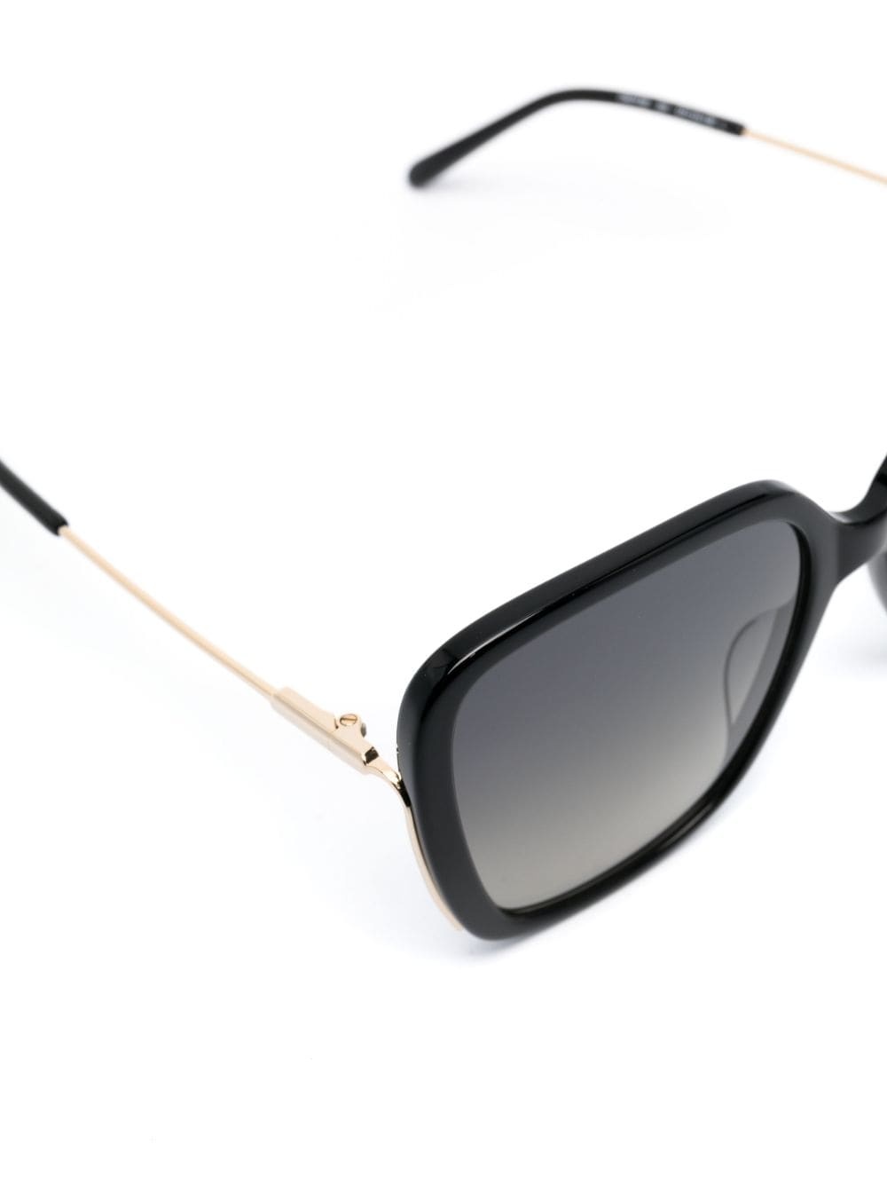 logo-engraved square-frame sunglasses - 3