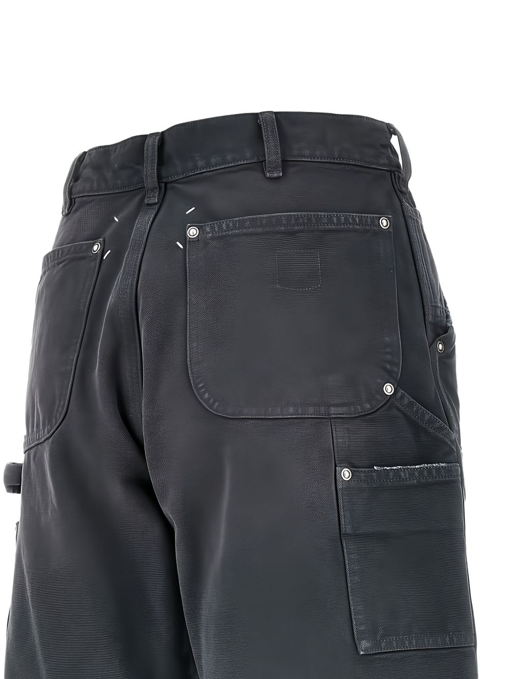 frayed cargo shorts - 4