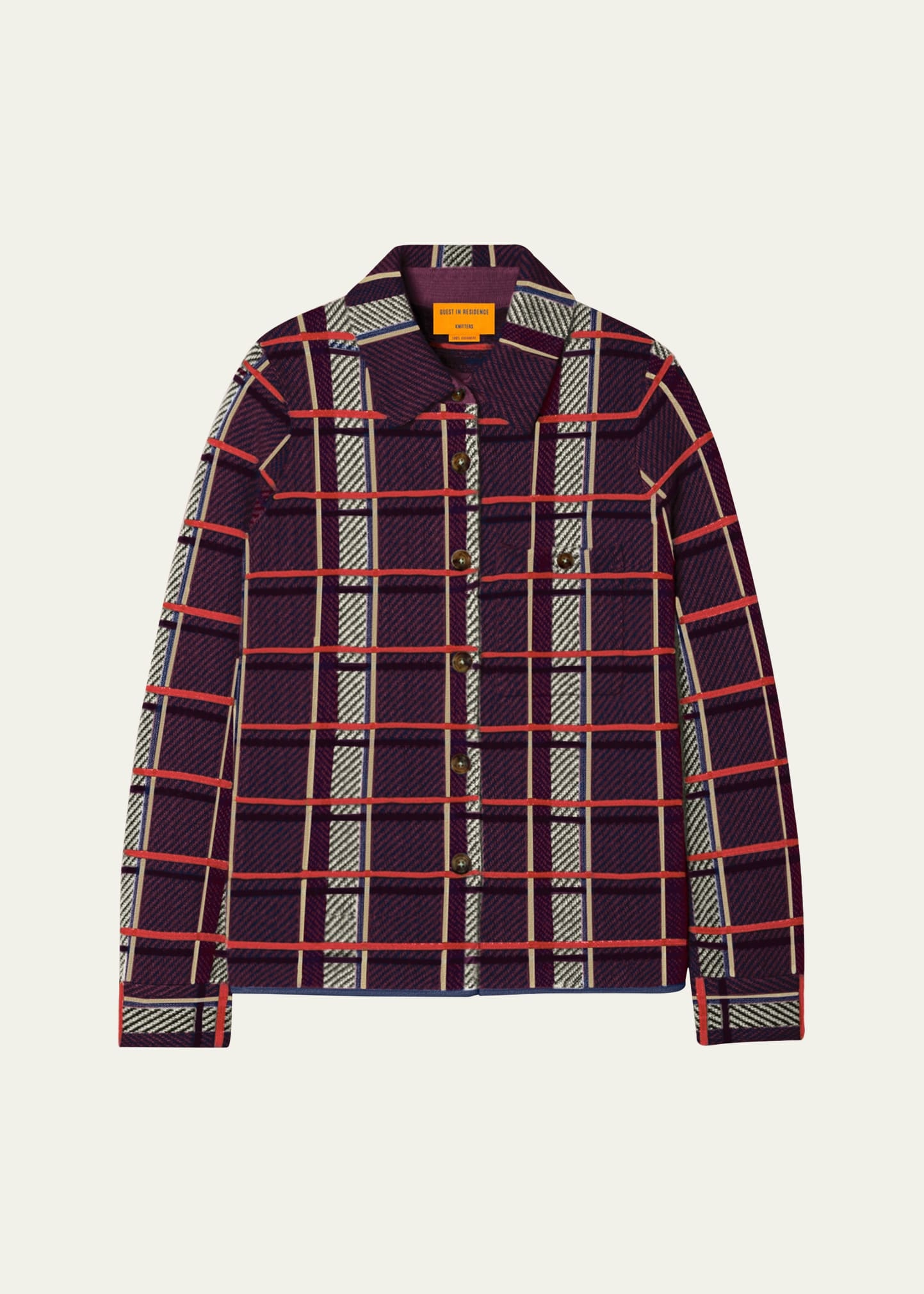 Dylan Plaid Cashmere Shirt - 1