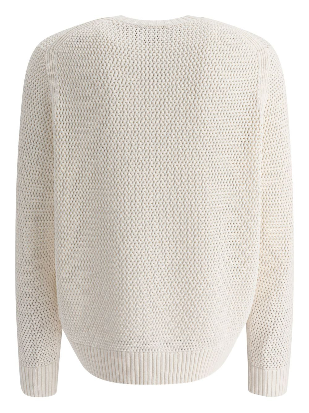 open-knit cotton-cashmere sweater - 2