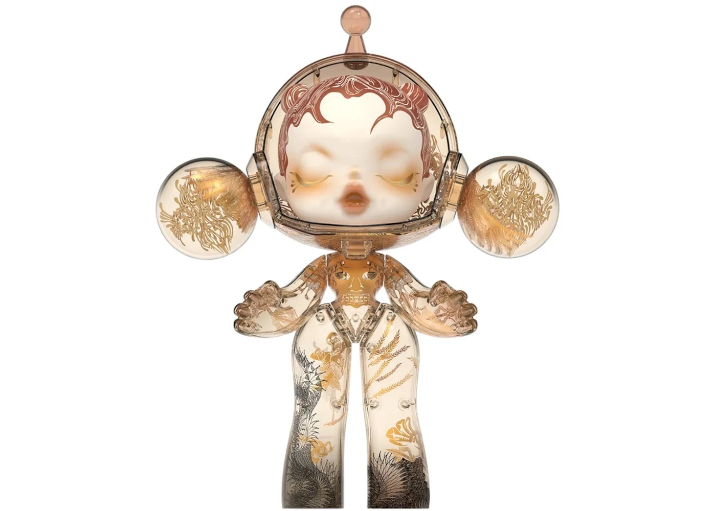 Pop Mart MEGA α SKULLPANDA Wu Jian’an-The Heaven of Nine Levels 400% - 1