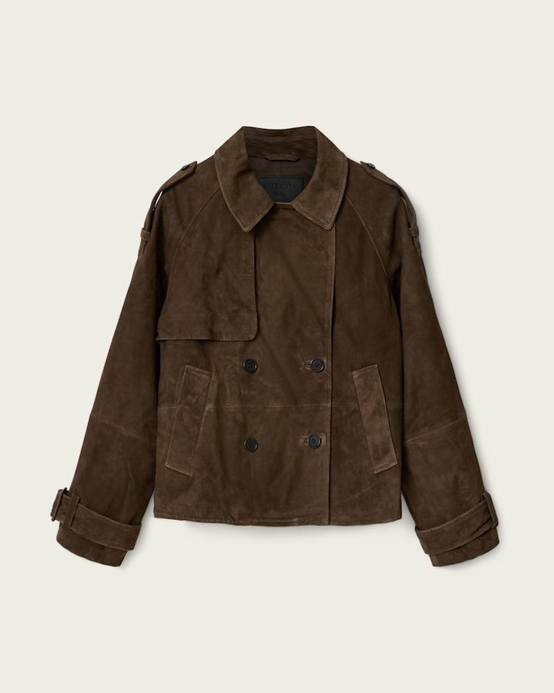 REYA CROPPED SUEDE MAC 1