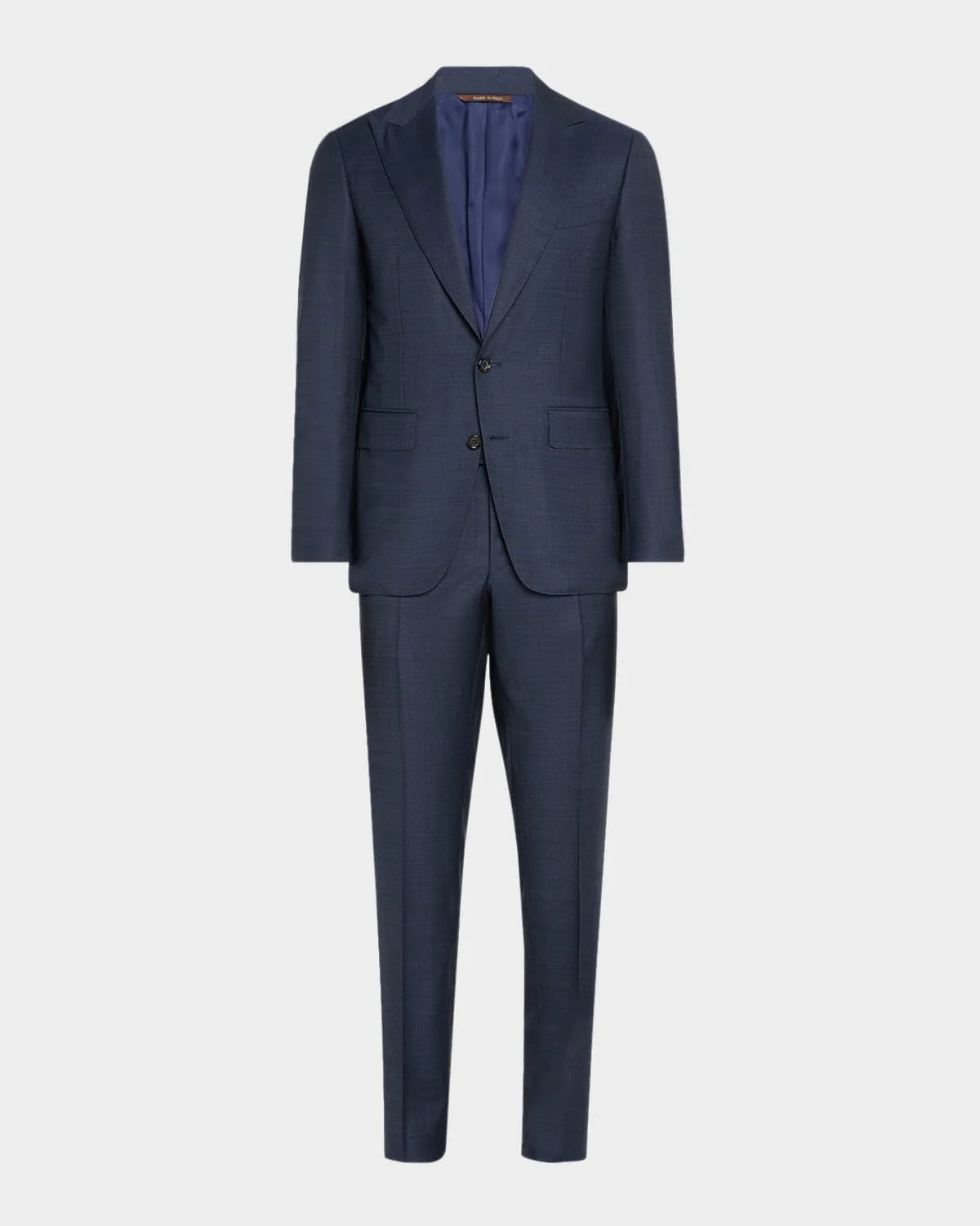 Men's Heathered Wool Two-Piece Suit - 1
