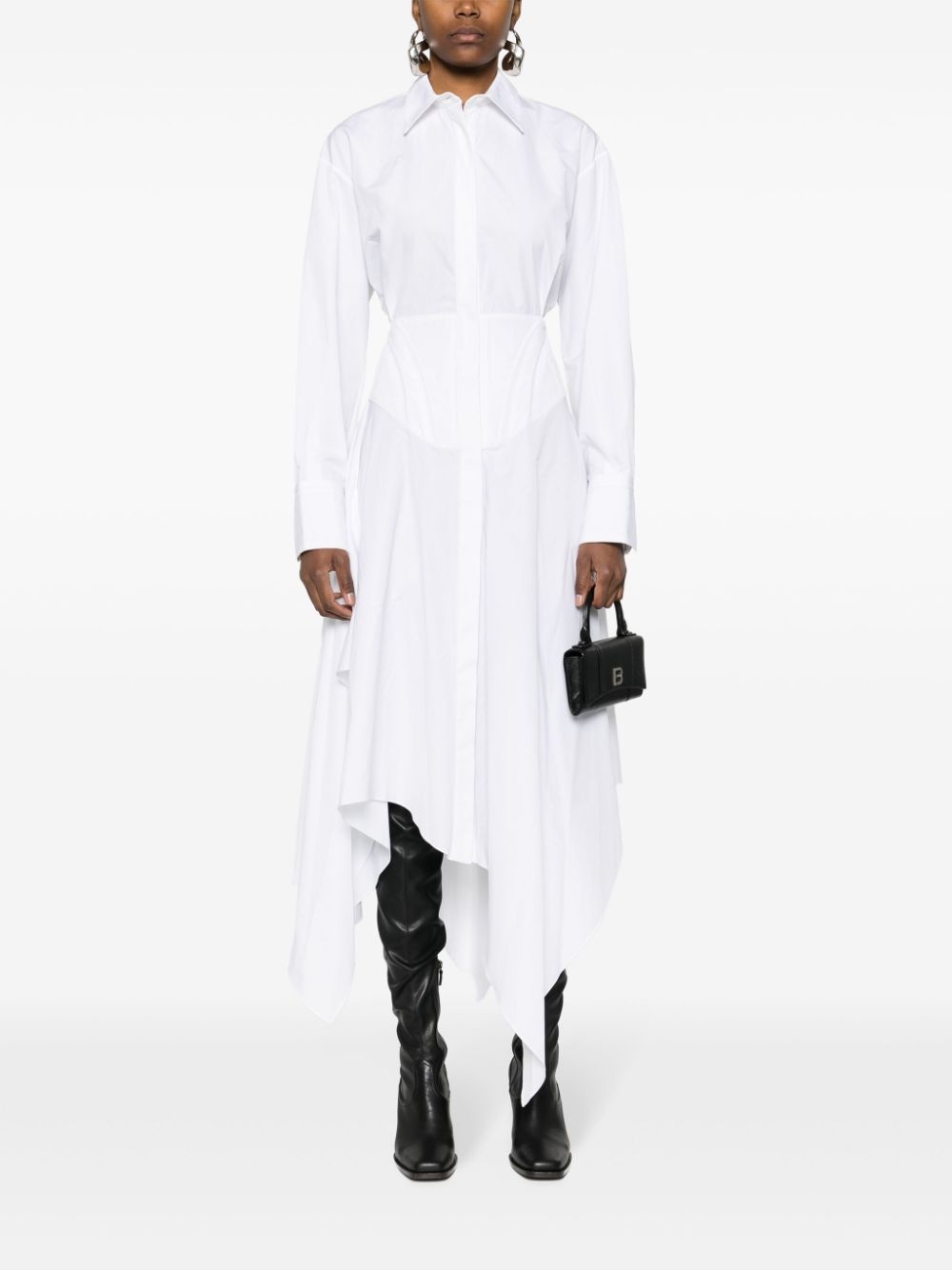 poplin midi dress - 2
