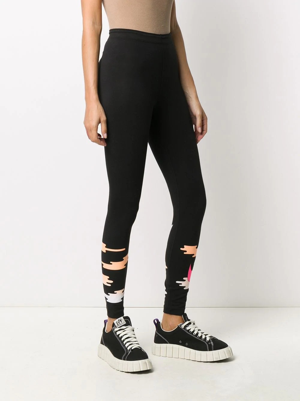 Swoosh print leggings - 3