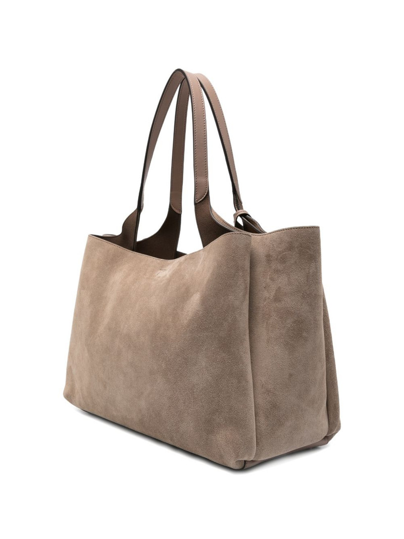 T logo charm tote bag 3