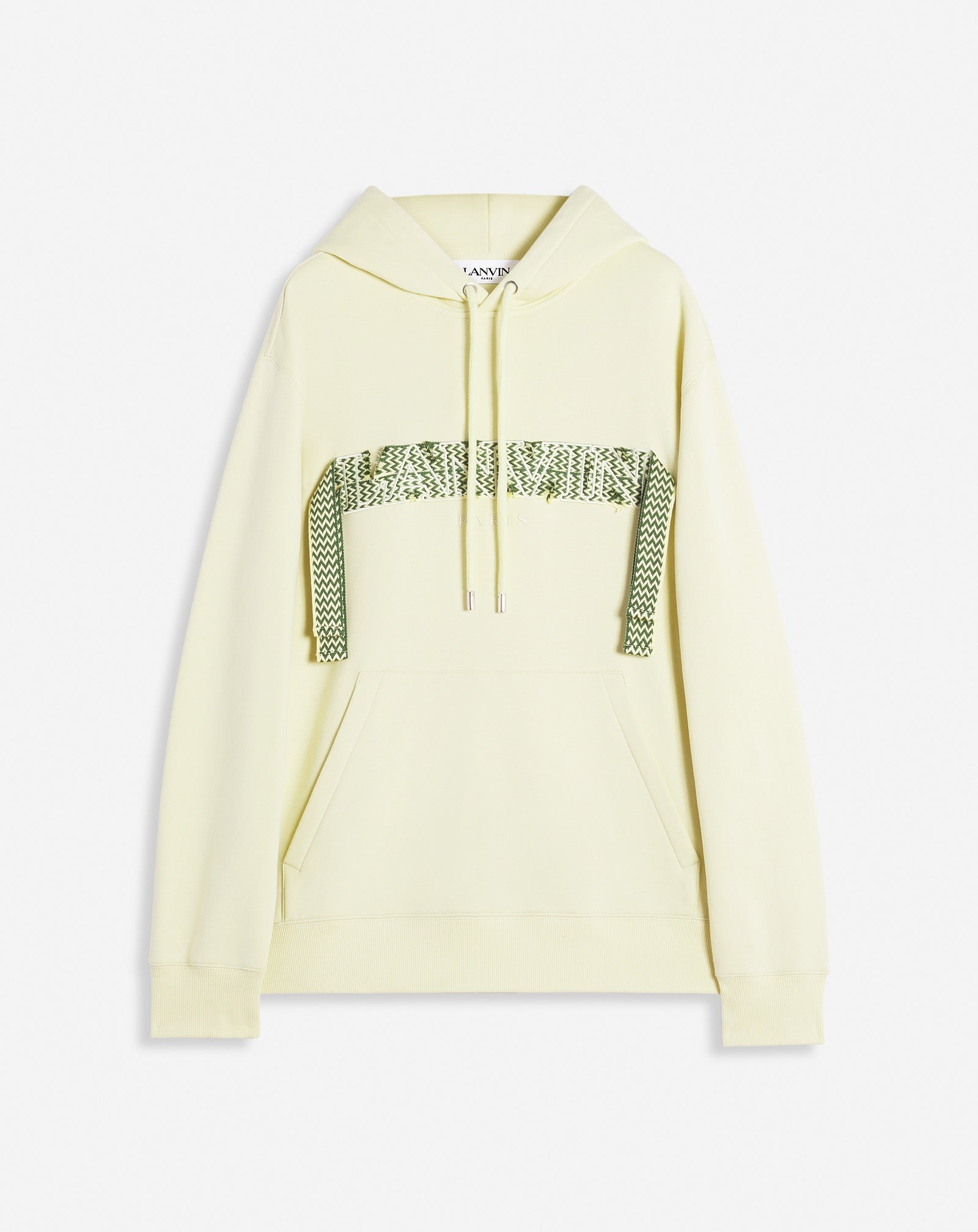 LANVIN CURB LACE LOOSE-FIT HOODIE - 1