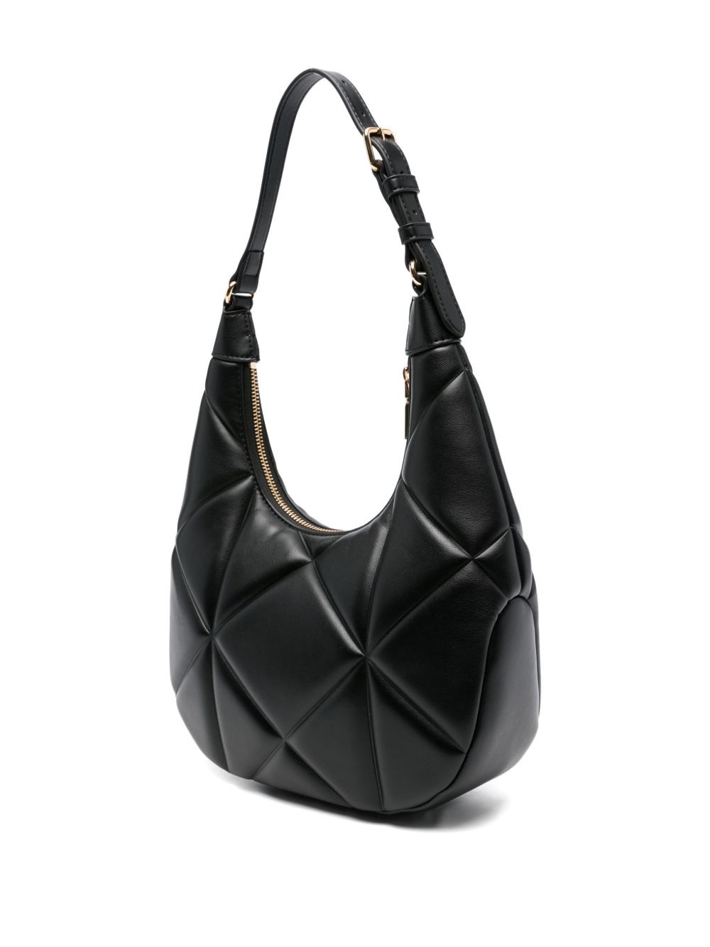 quilted logo-plaque shoulder bag - 3