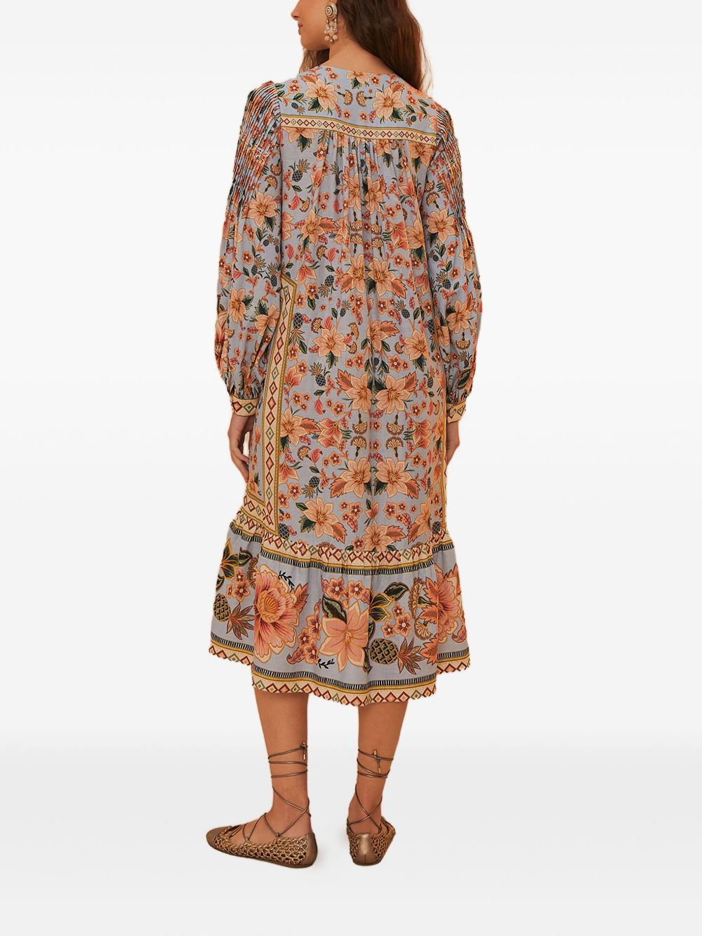floral-print midi dress - 2