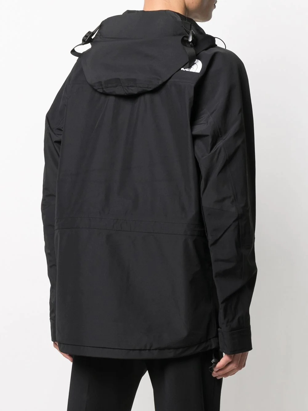 embroidered-logo hooded jacket - 4