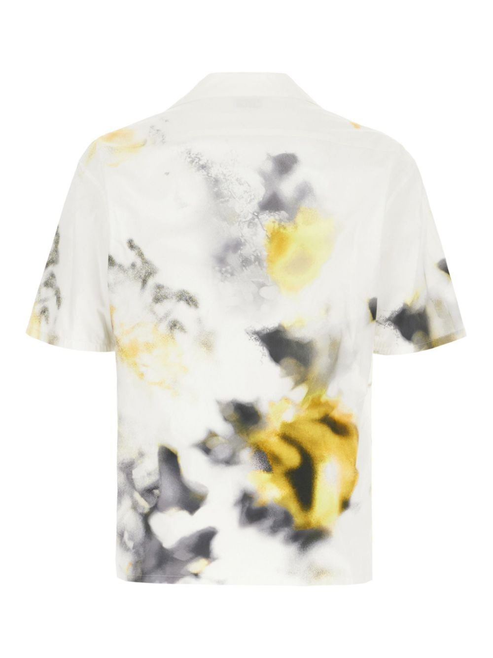 Obscured Flower cotton bowling shirt - 2