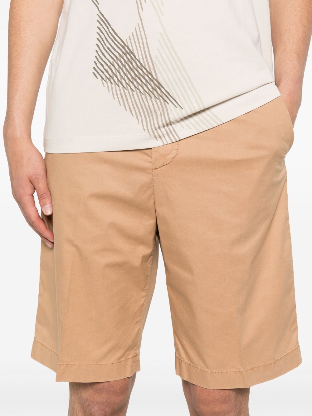 cotton-blend shorts - 5