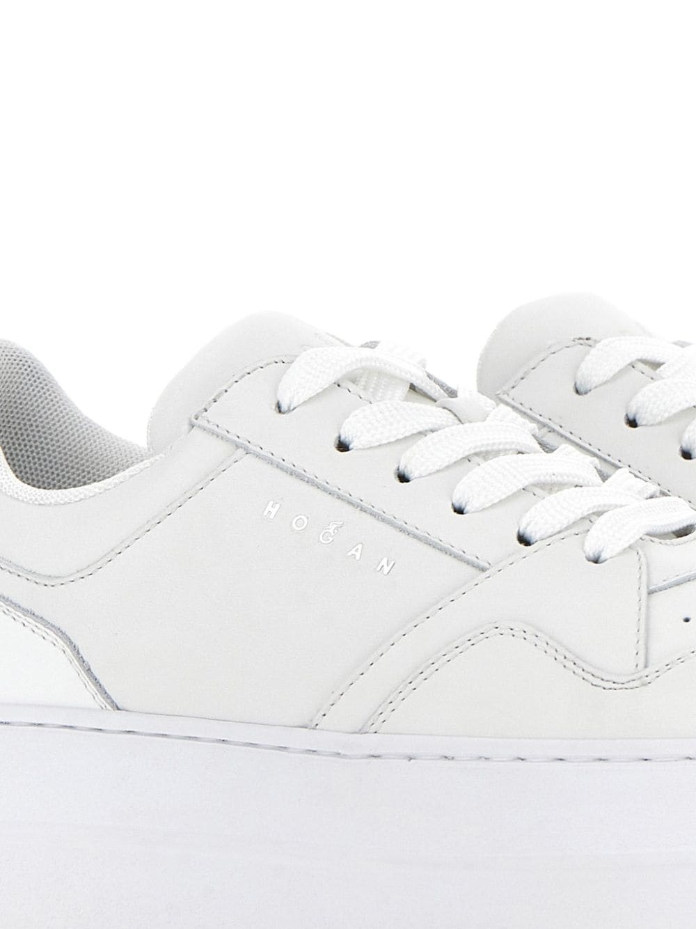 H670 flatform leather sneakers - 6