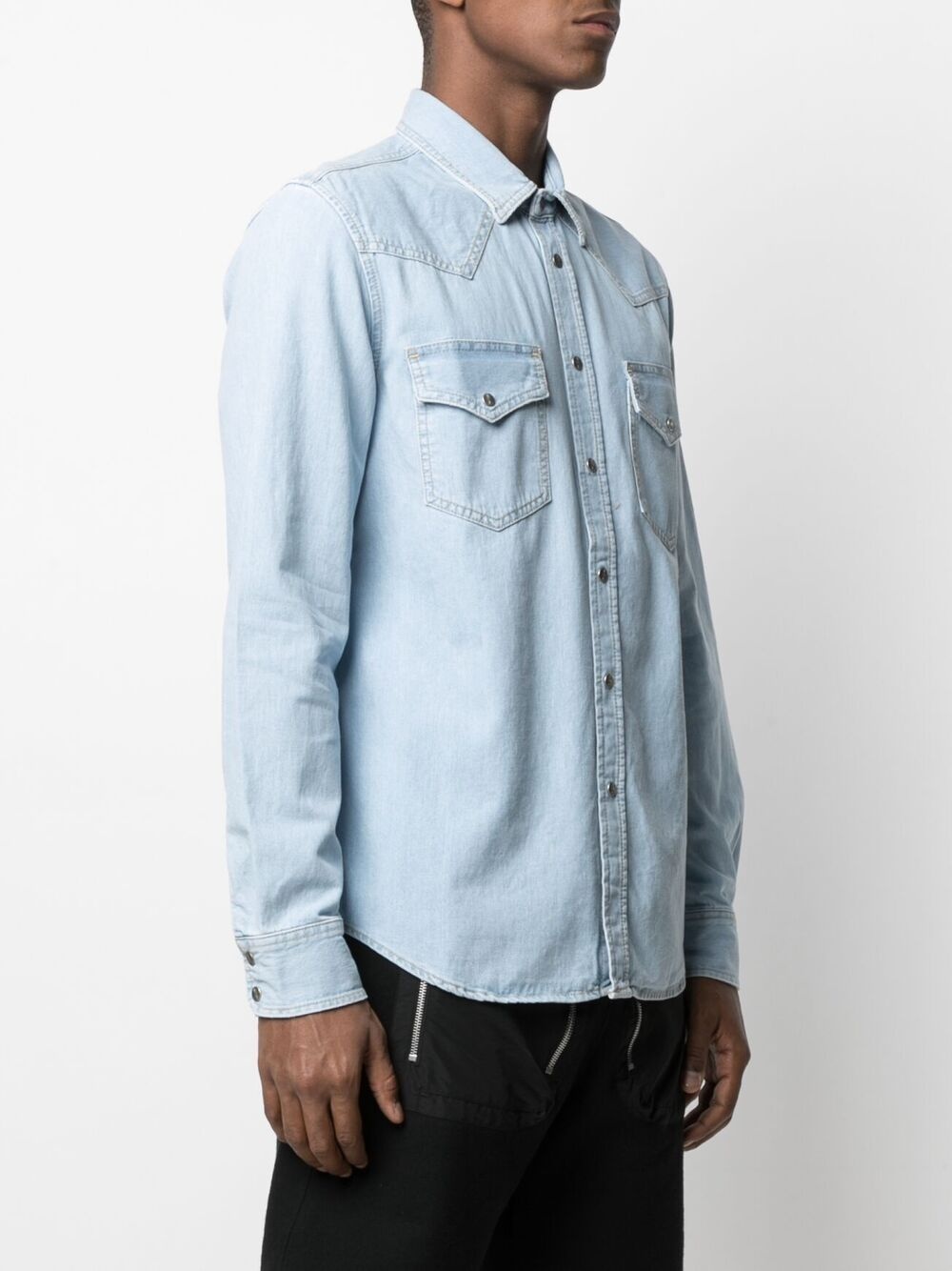 western denim shirt - 3