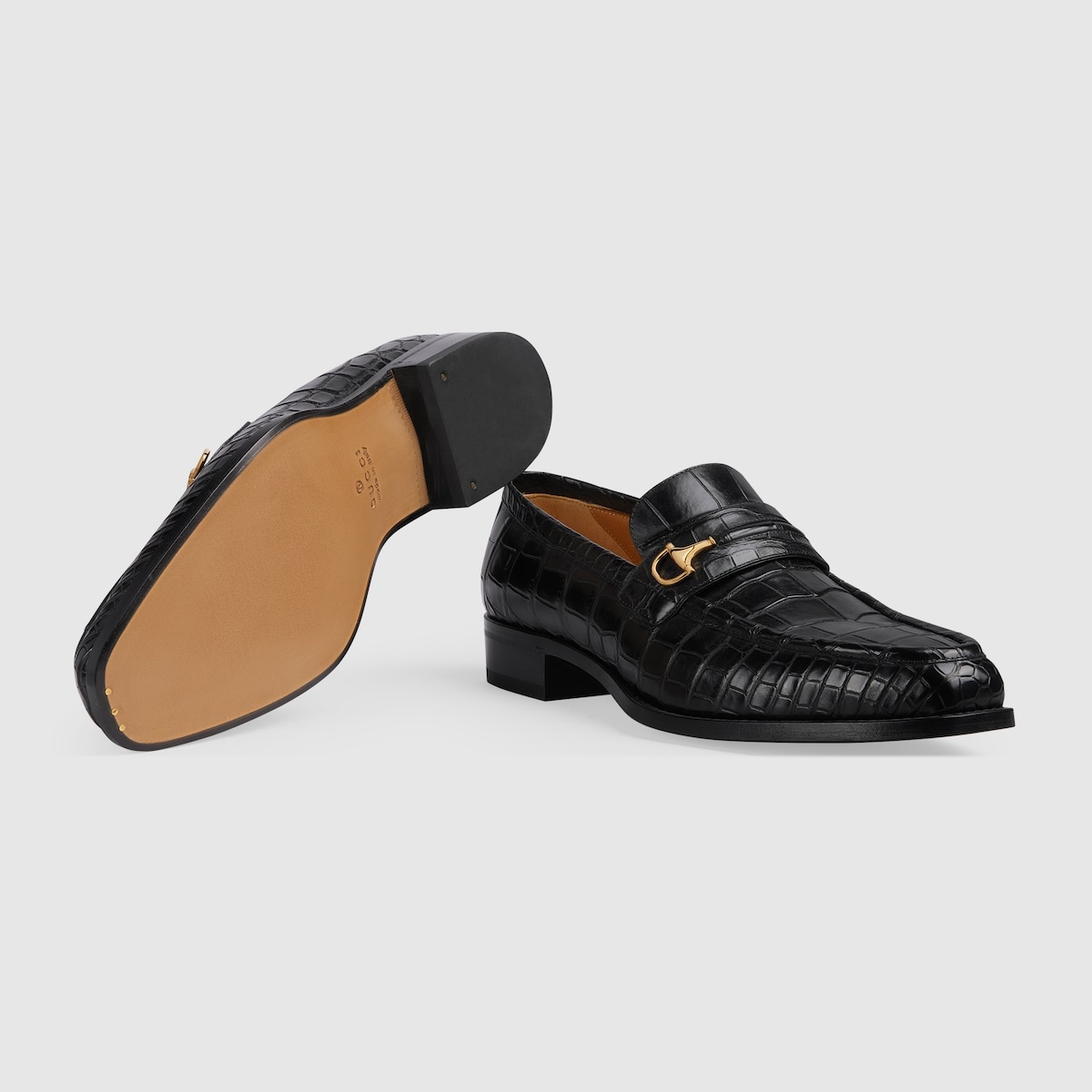 Men's crocodile Horsebit loafer - 6