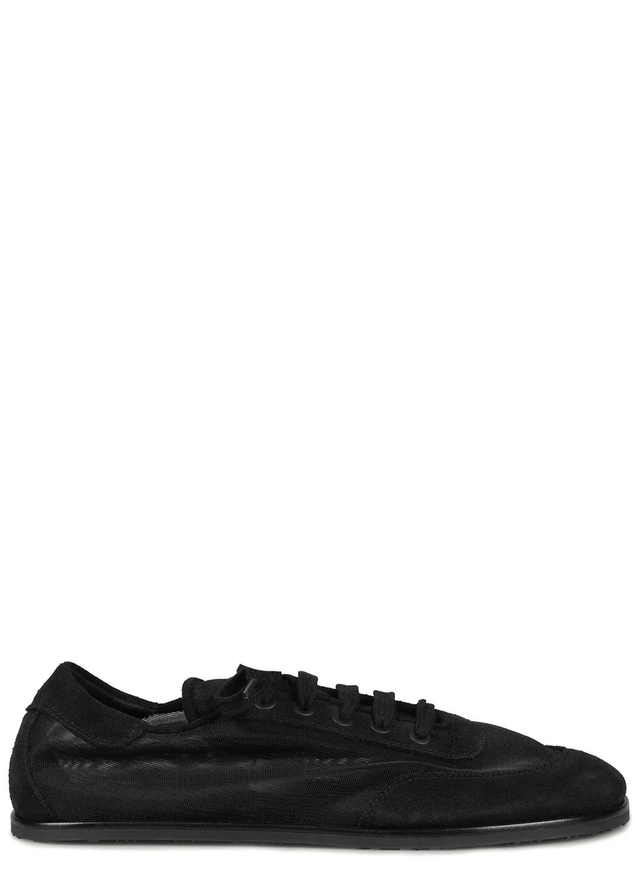 Dear Frances Mesh and Suede Sneakers - 1