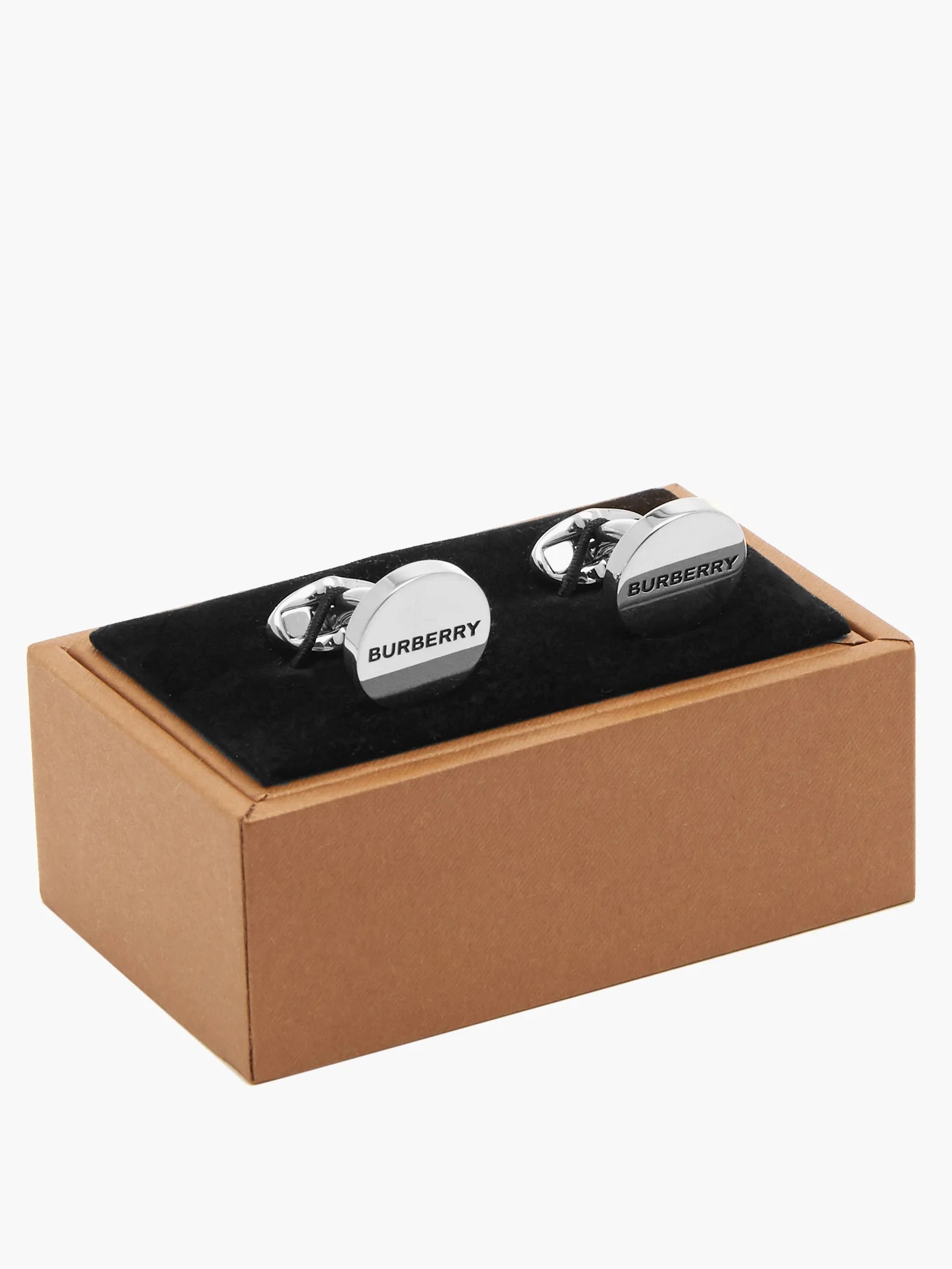 Logo-engraved cufflinks - 4