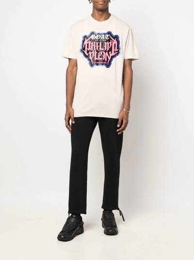 PHILIPP PLEIN logo-print short-sleeve T-shirt outlook