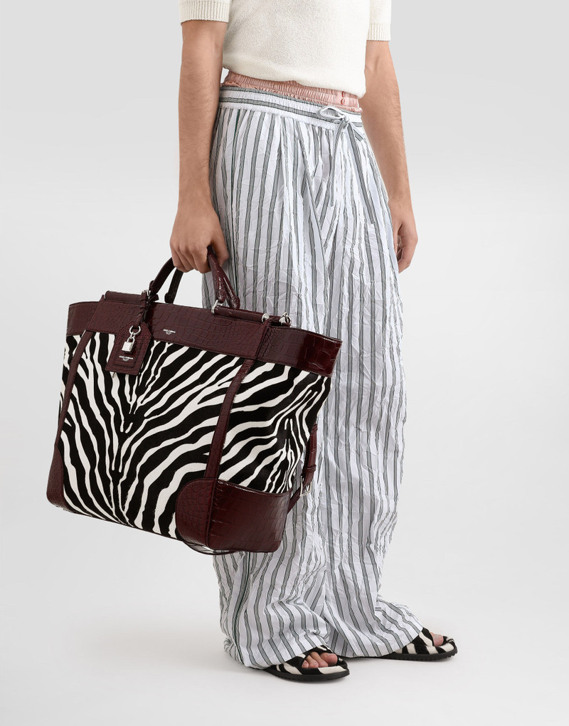 Dolce & Gabbana Sicily pony and polished alligator handbag outlook