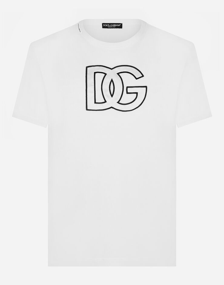 Cotton T-shirt with DG patch - 1