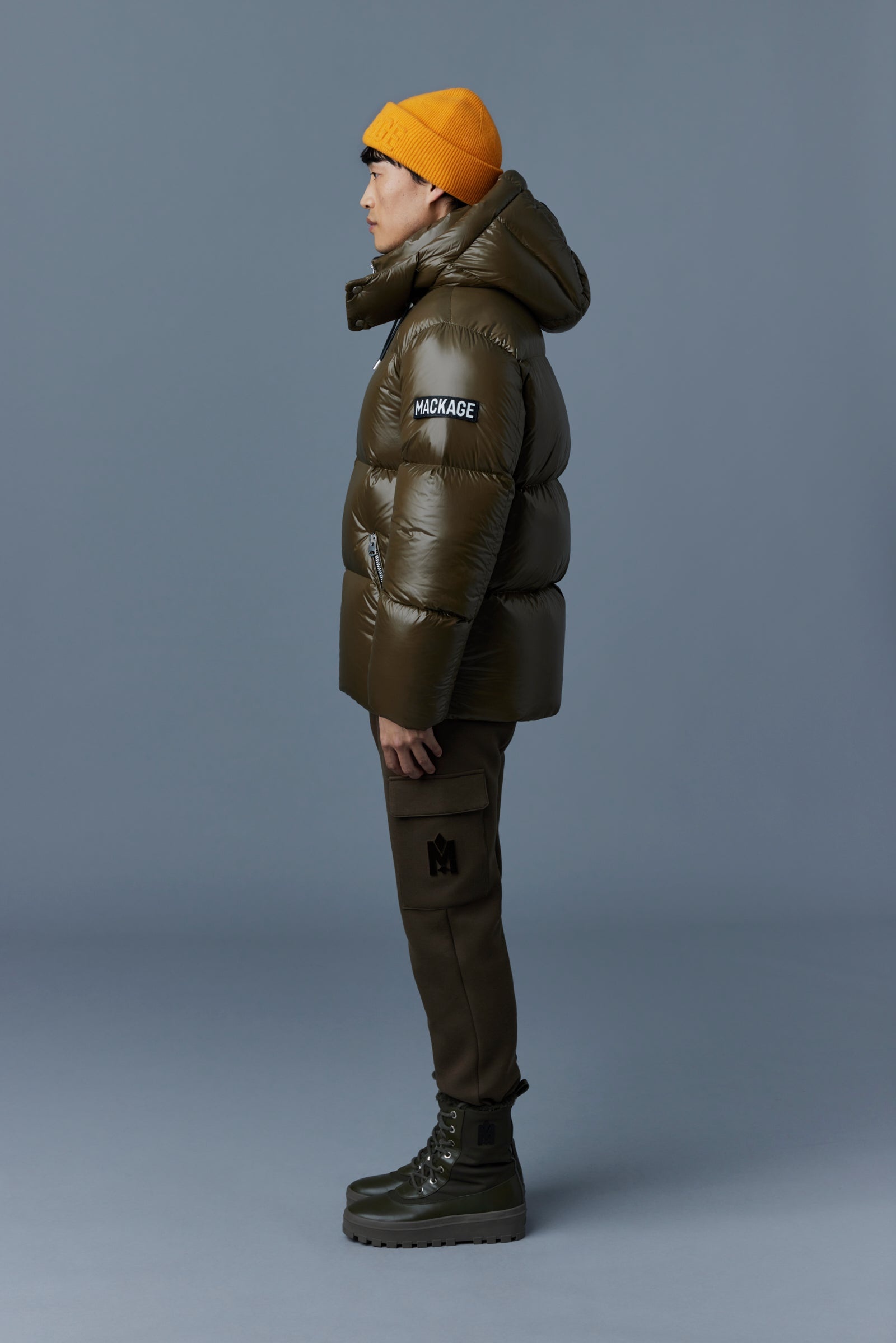 KENT-Z lustrous down jacket with hood - 3