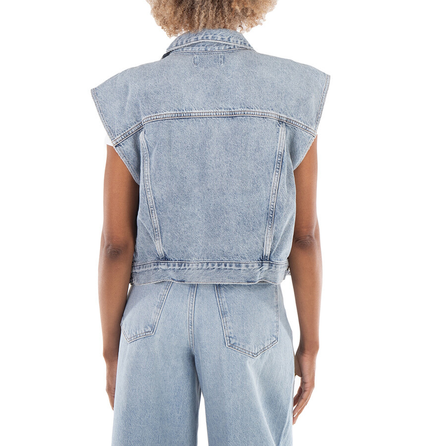 Agolde Ladies Immortal (Pale Indigo) Charli Vest - 3