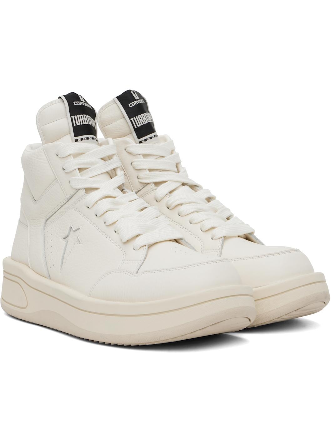 White Converse Edition TURBOWPN Sneakers - 4