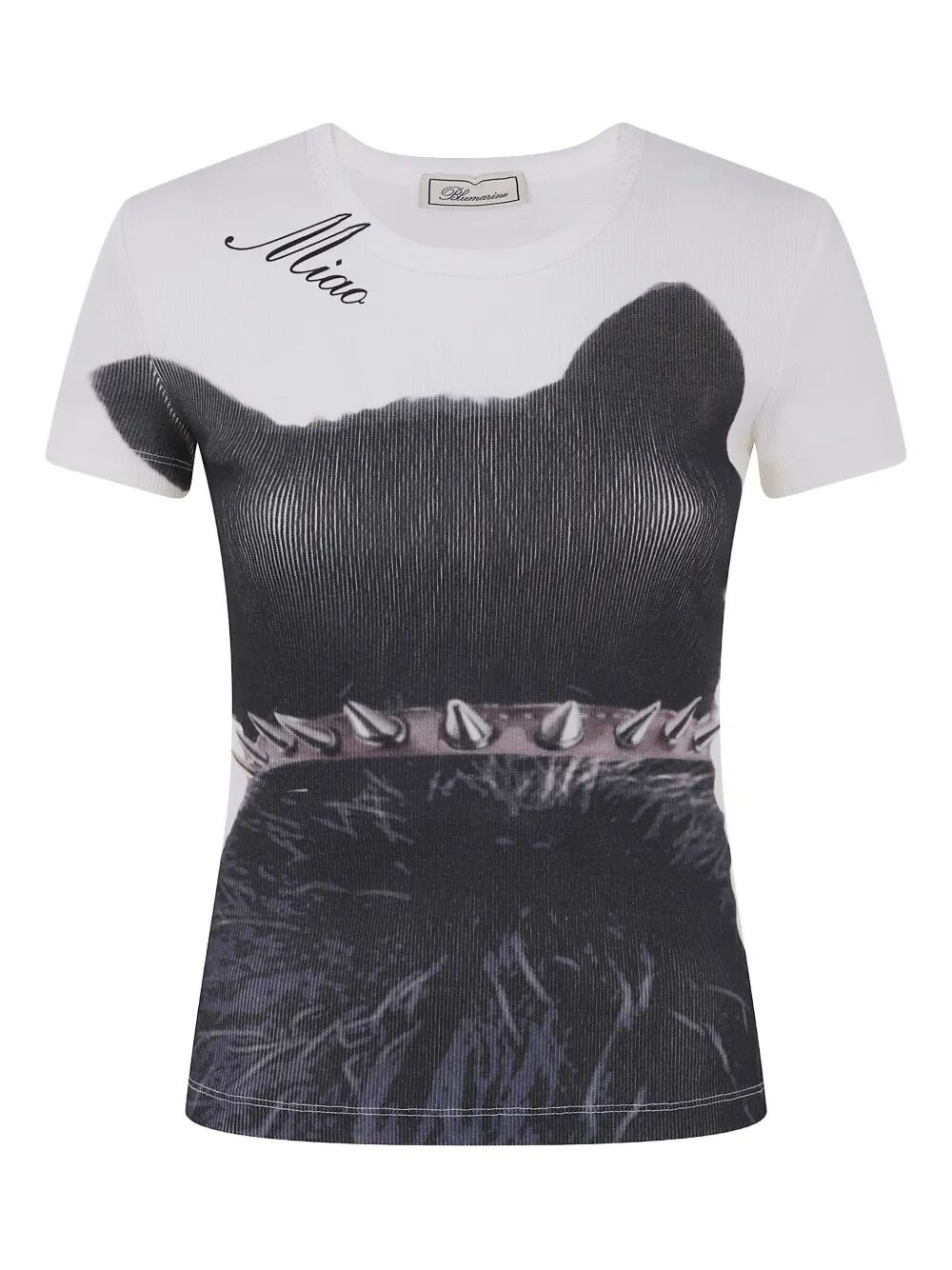 The Short Sleeve Jersey T-Shirt by Blumarine embodies a perfect blend of comfort and style in the cl - 1