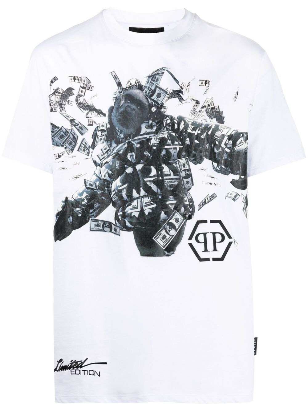 PP Dollar crewneck T-shirt - 1