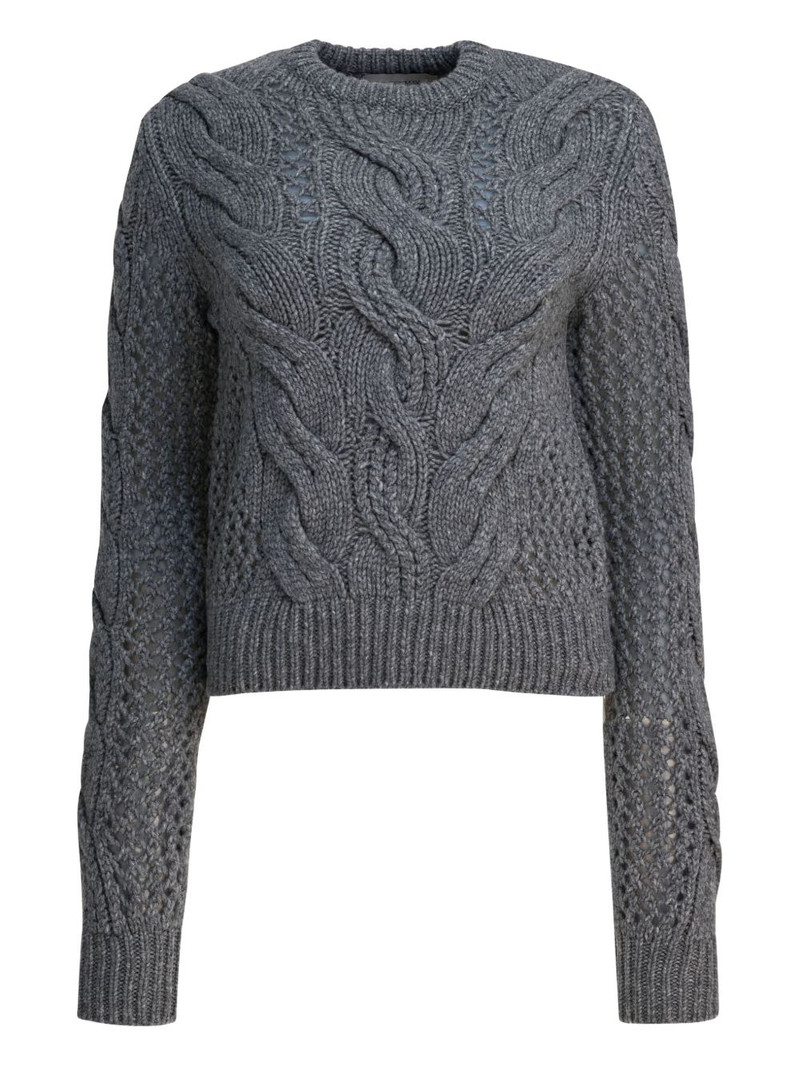 cable-knit sweater 1