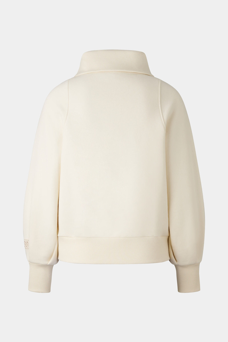 BOGNER Talli Sweatshirt jacket in Cream white outlook