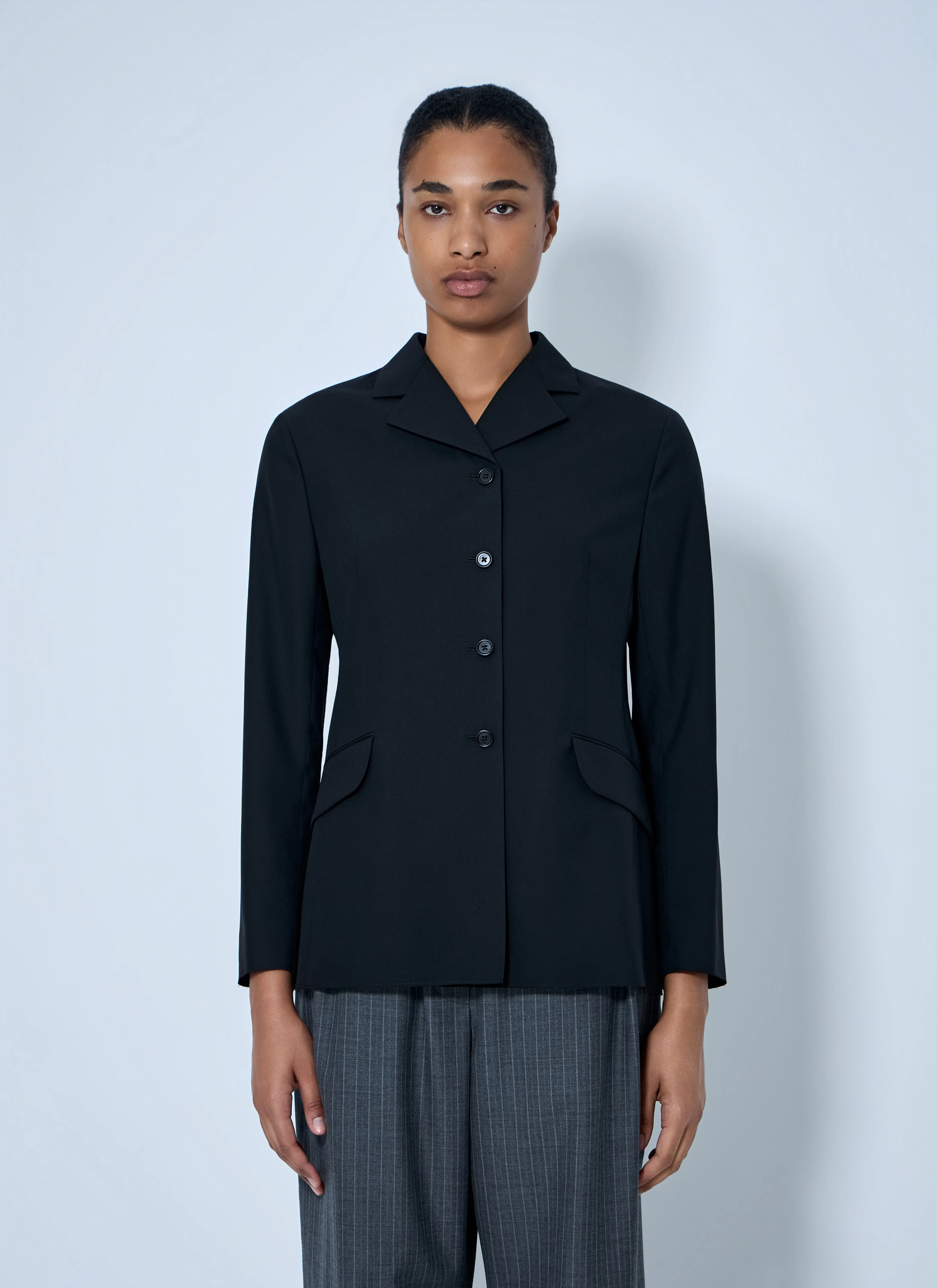 Tailored Blazer in Wool Blend - 1