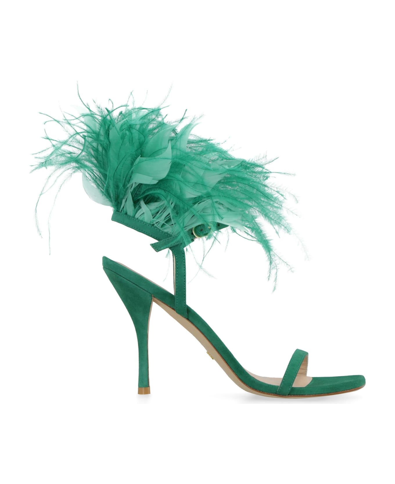 Plume Suede Sandals - 2