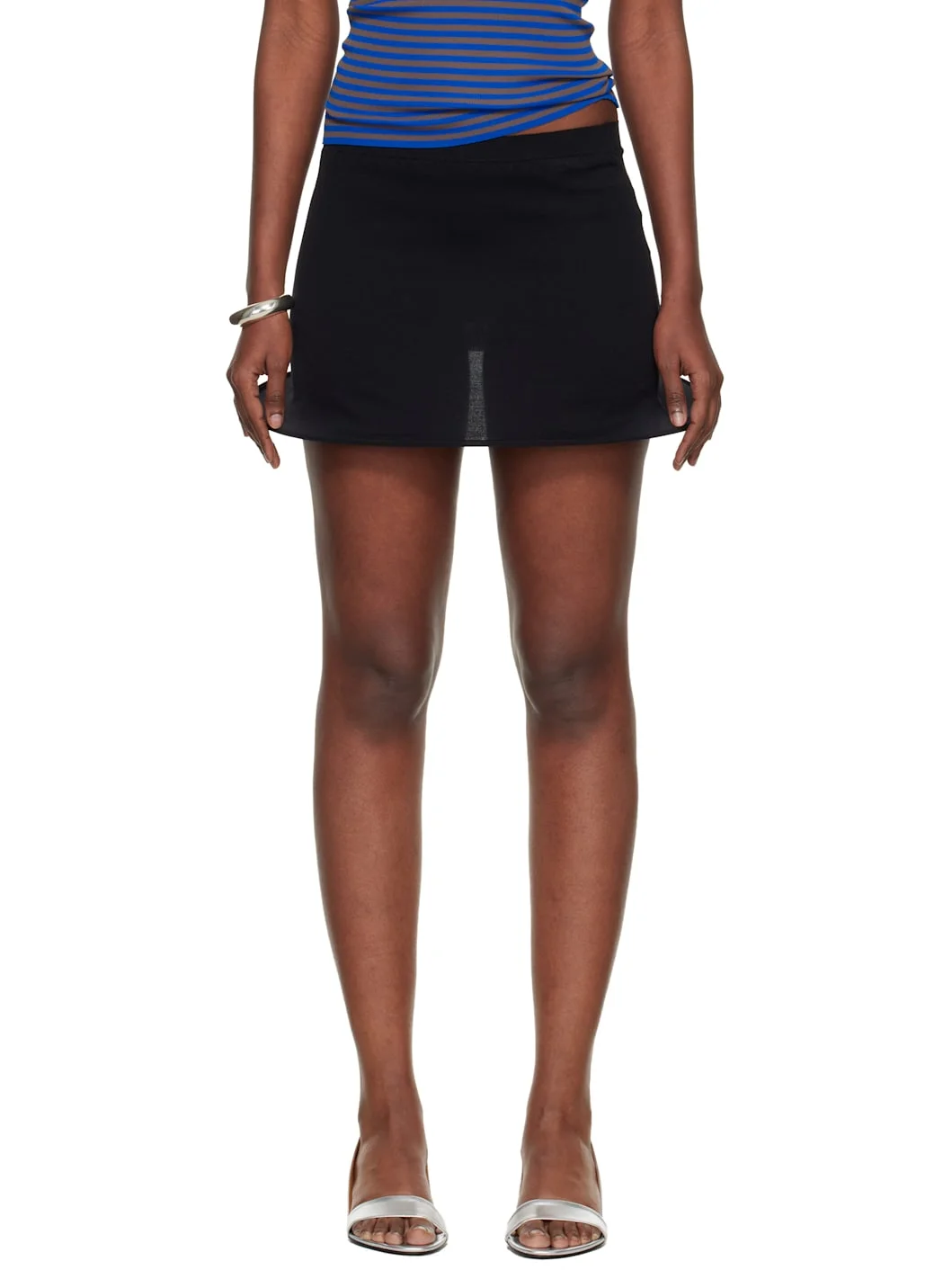 Black Fina Miniskirt - 1