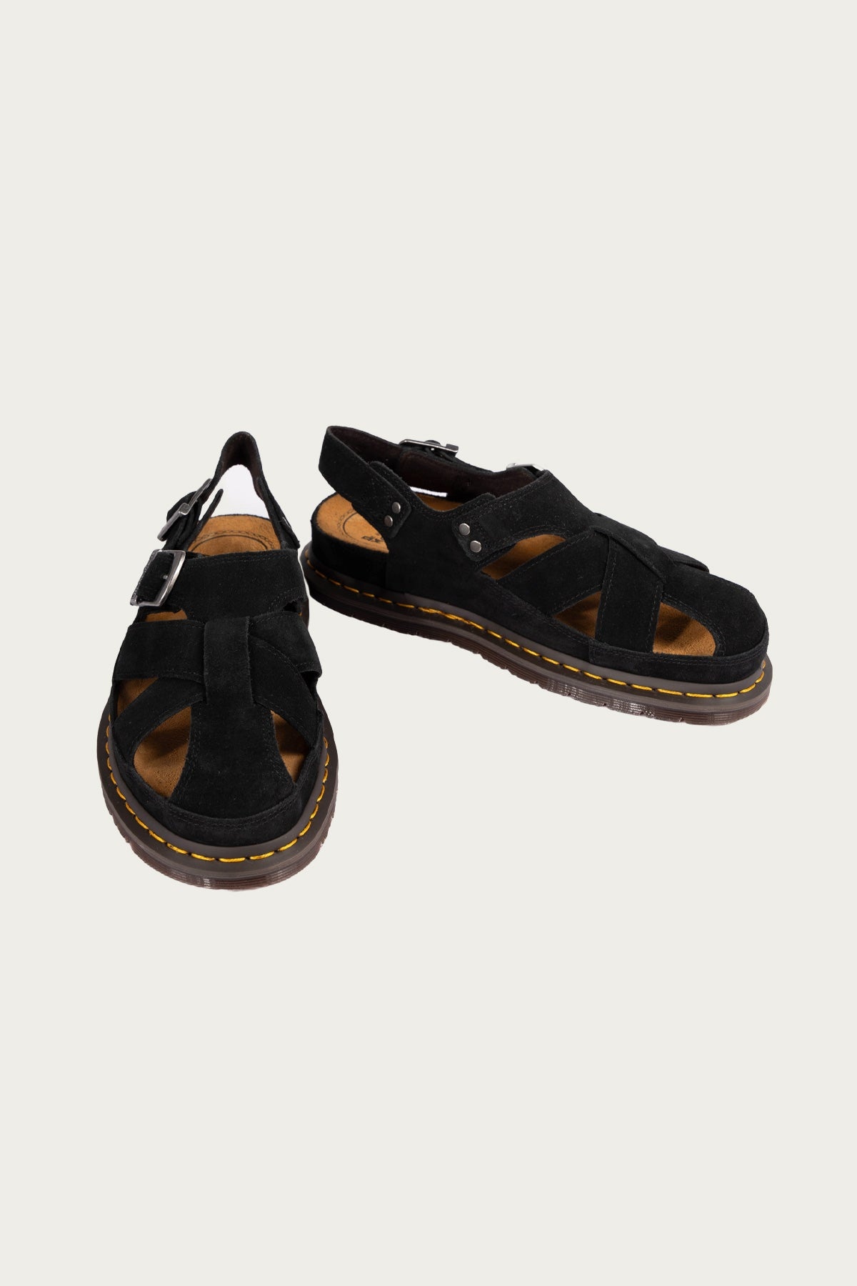 San Archive Fisherman - Plush Suede Reverse Black - 2