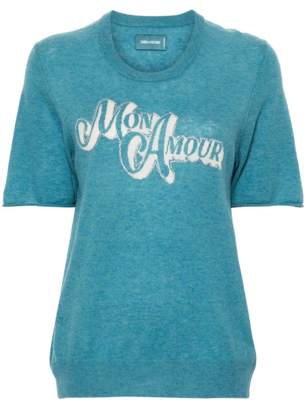 Ida crystal-embellishment knitted top - 1