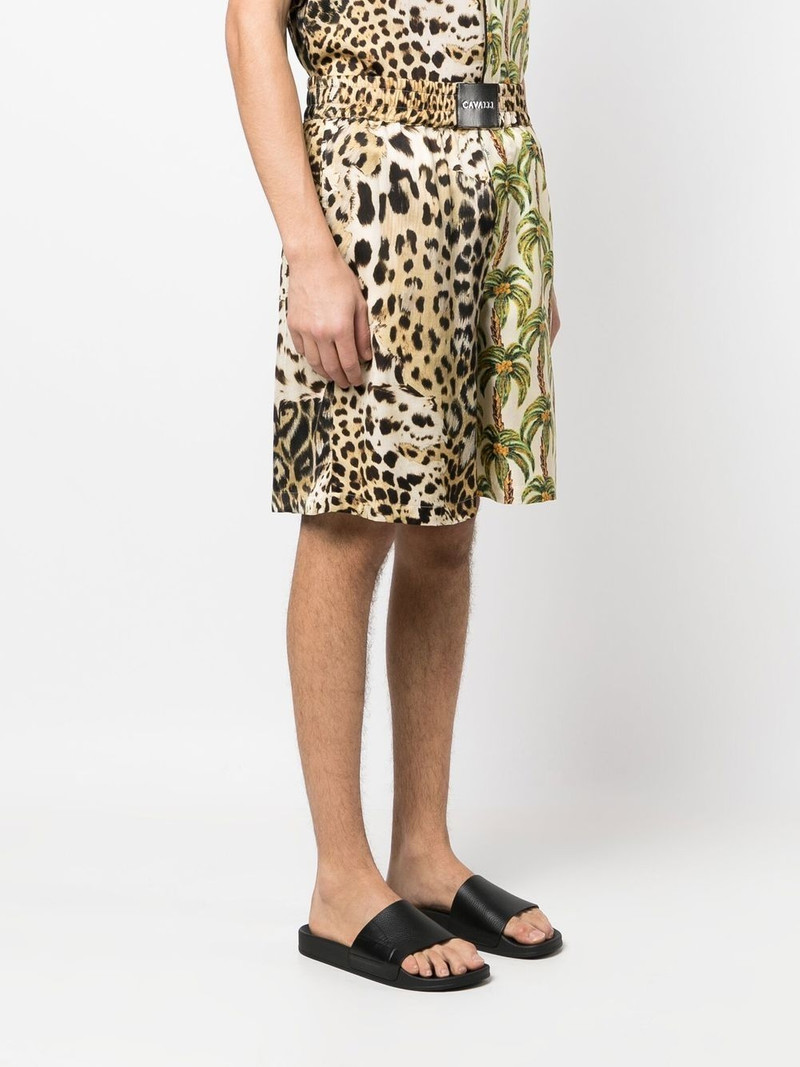 printed wide-leg shorts 3