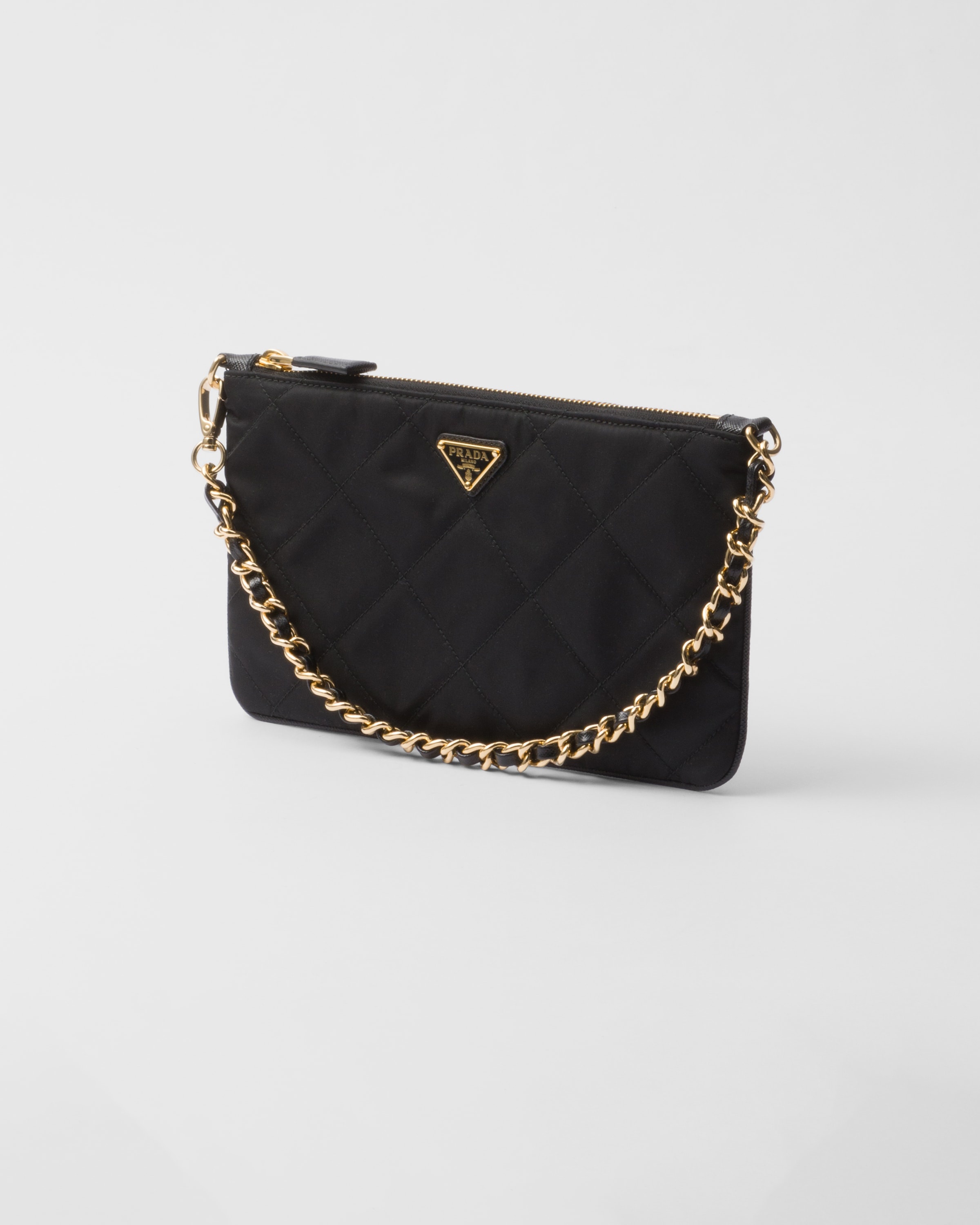 【Prada】Re-nylon Saffiano★25SS新作★ナイロンポーチバッグ 人気のリナイロンシリーズ☆新作☆PRADA☆Re-Nylon ポーチ
