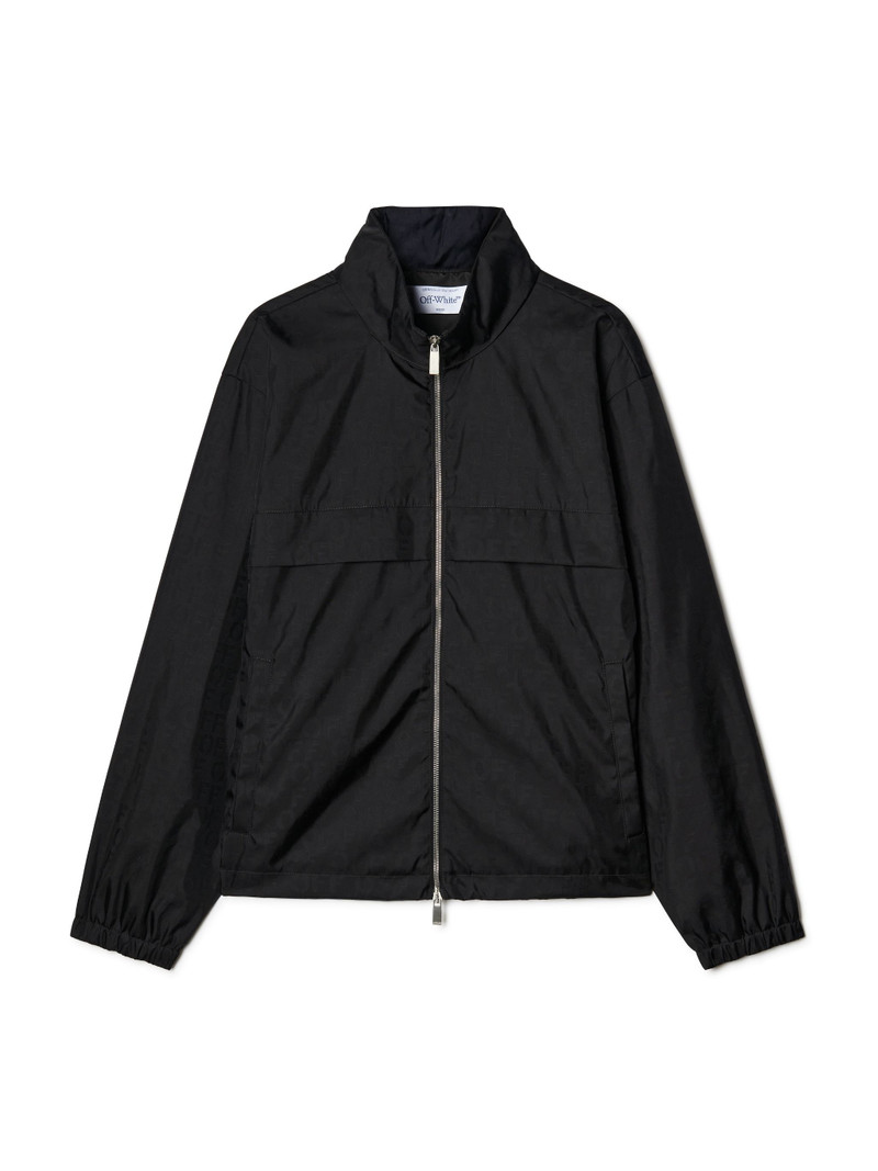 Off Ao Jacquard Hood Windbreaker - 1
