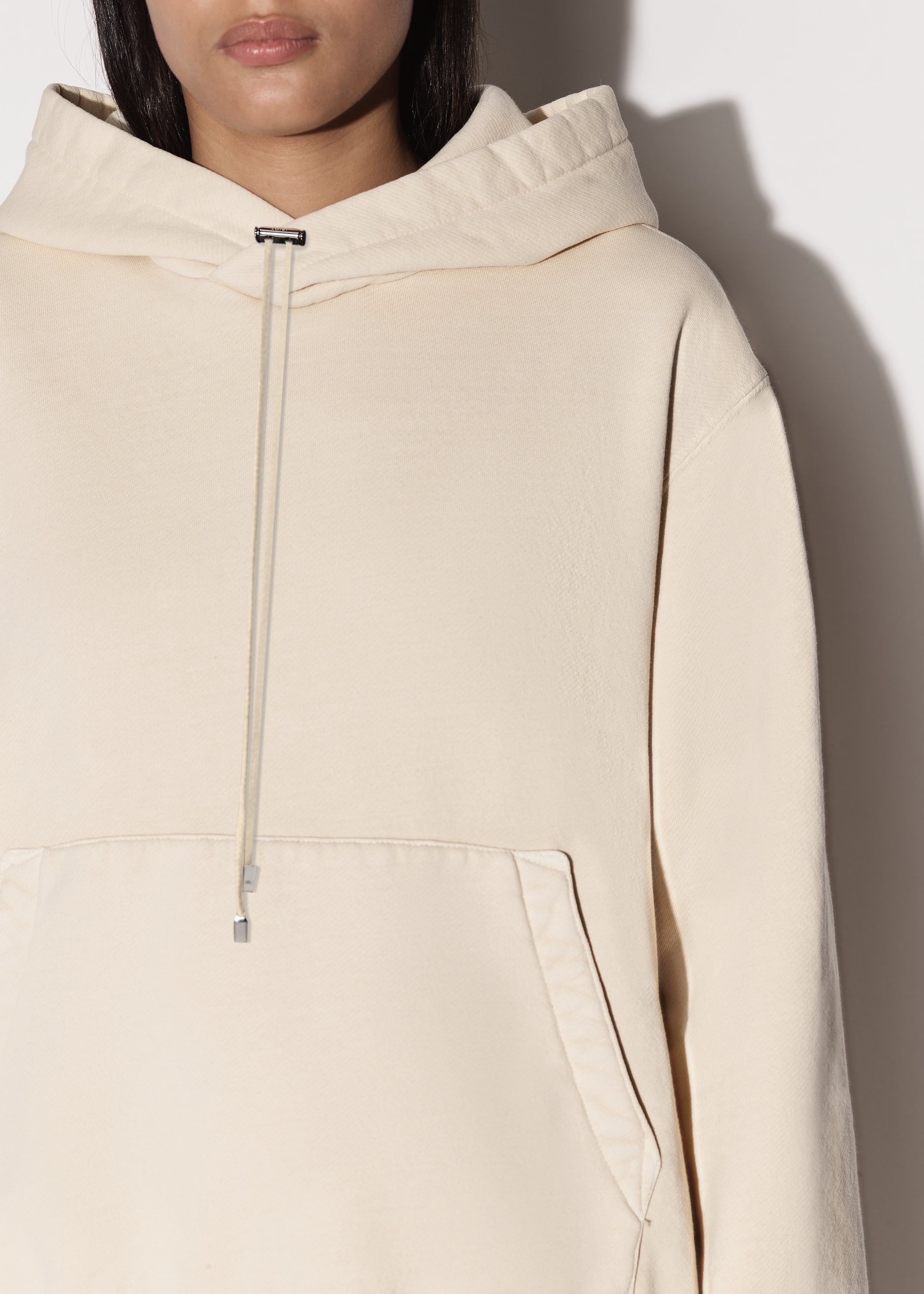 LEATHER HYBRID HOODIE - 6