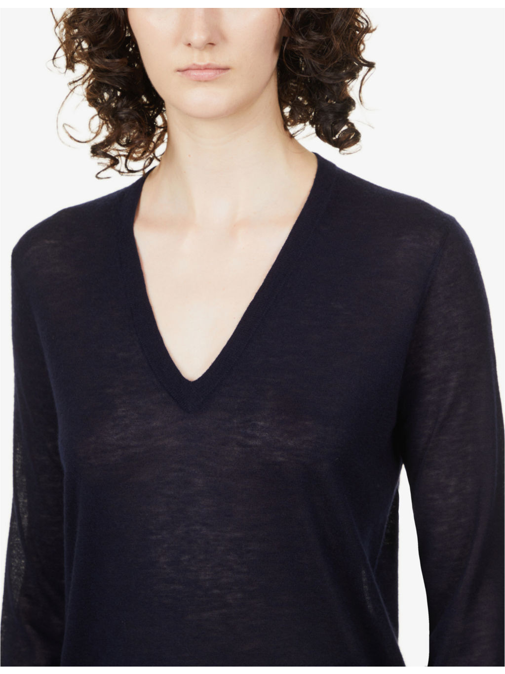 Cashair V-neck cashmere-knit jumper - 5