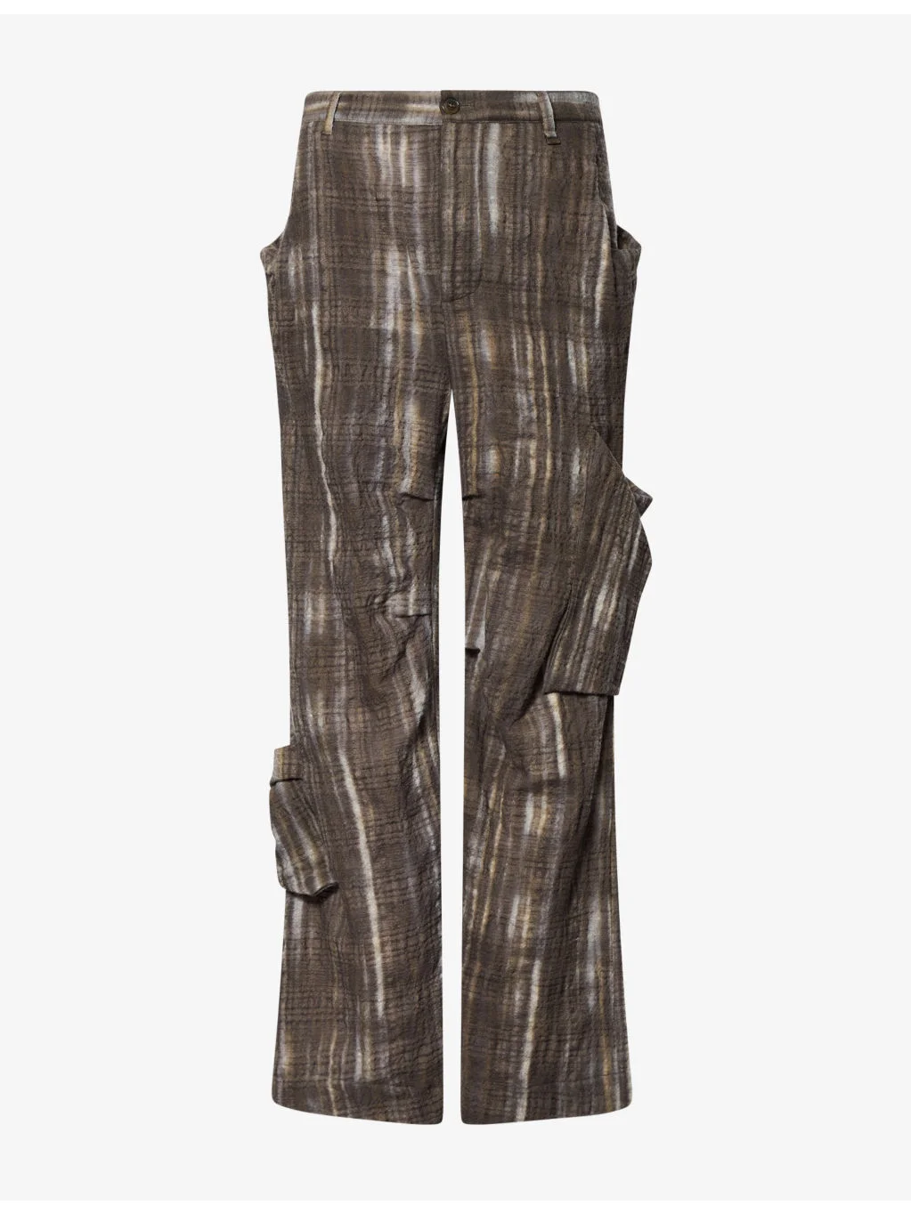 Achilles Check Wool Trousers - 1
