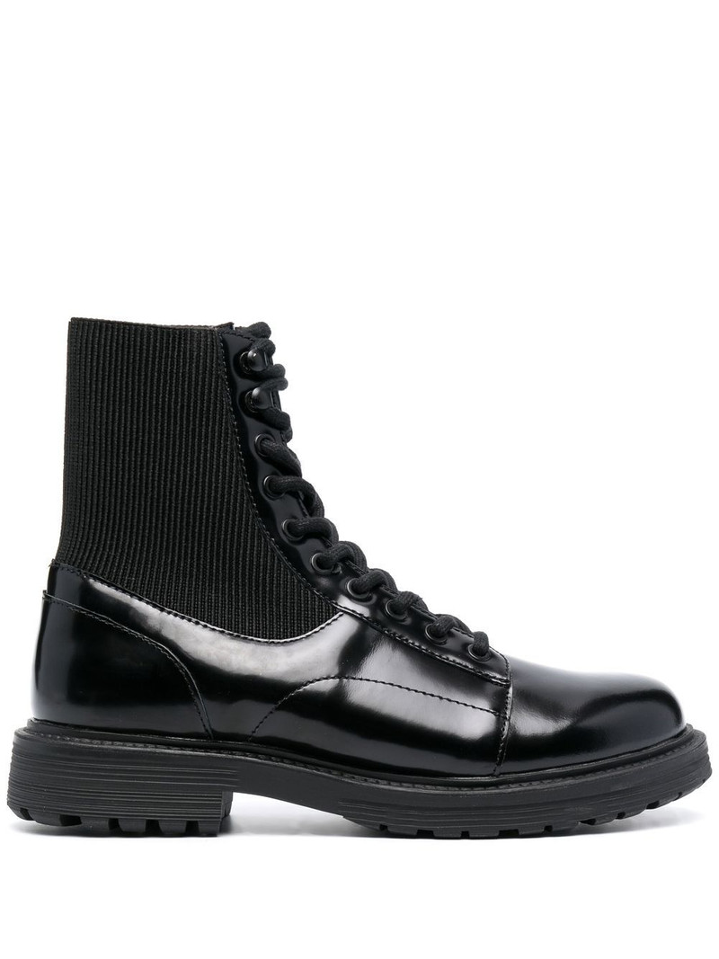 D-Alabhama panelled ankle boots 1