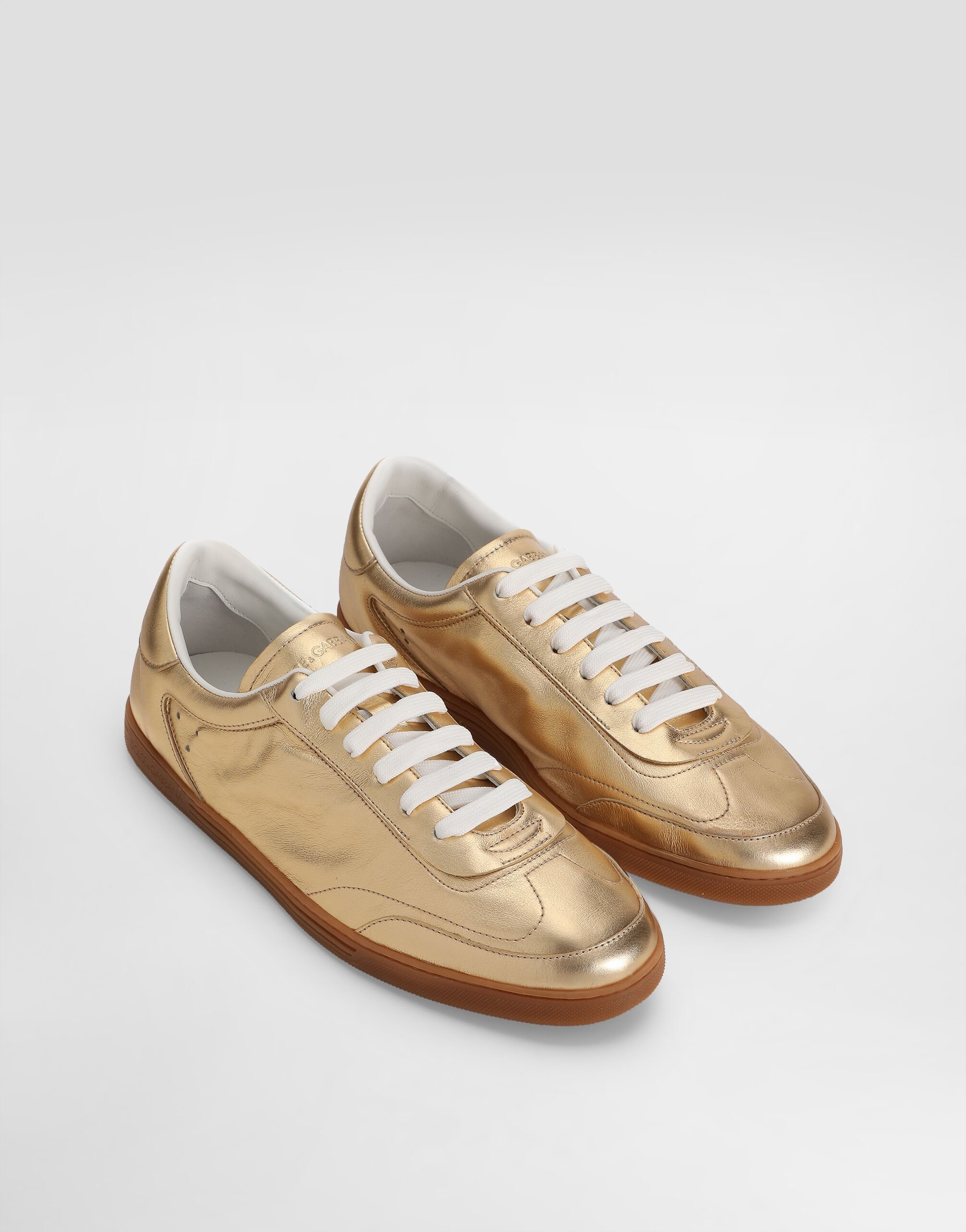 Saint Tropez foiled leather sneakers - 2