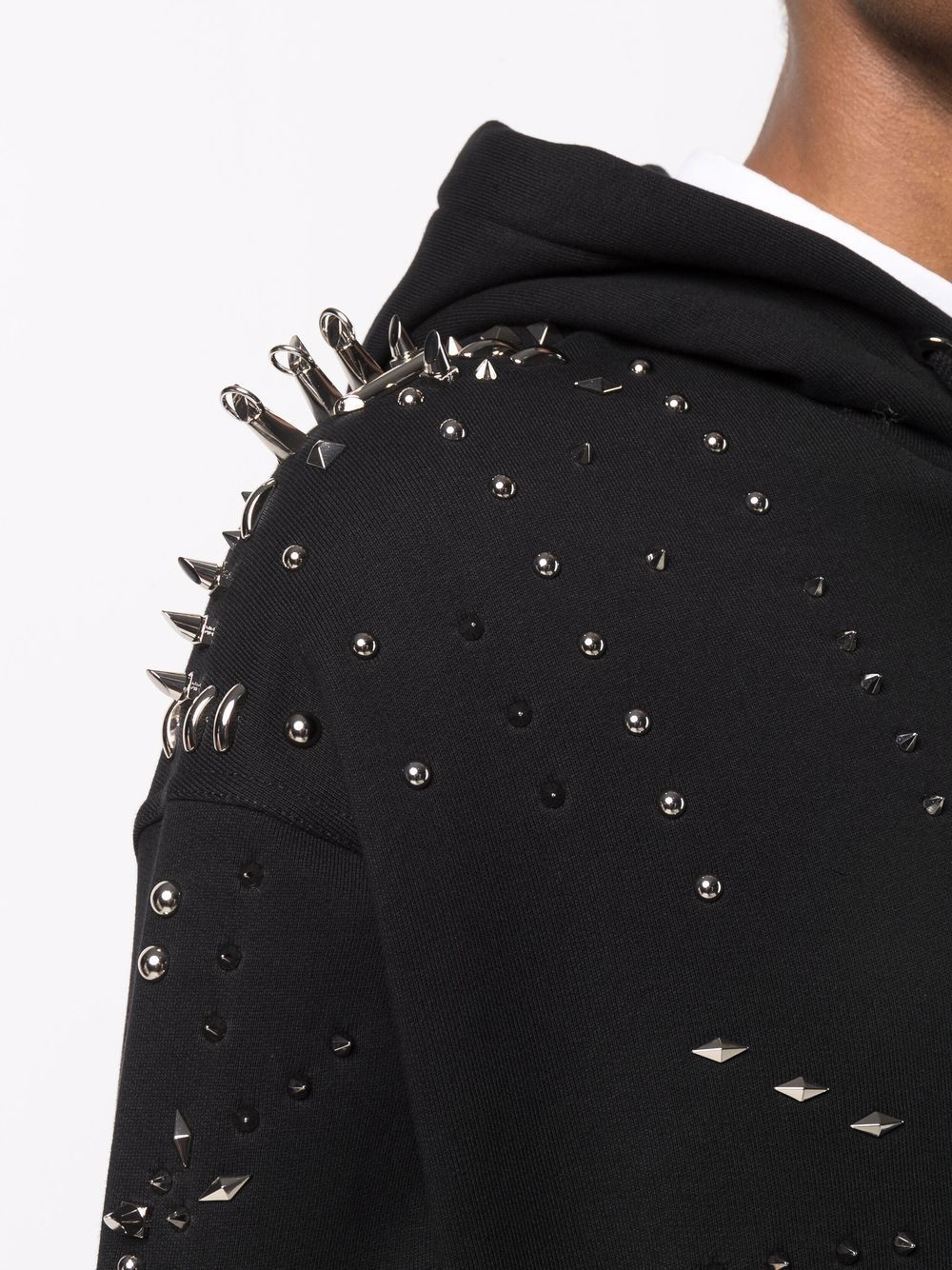 stud-embellished hoodie - 5